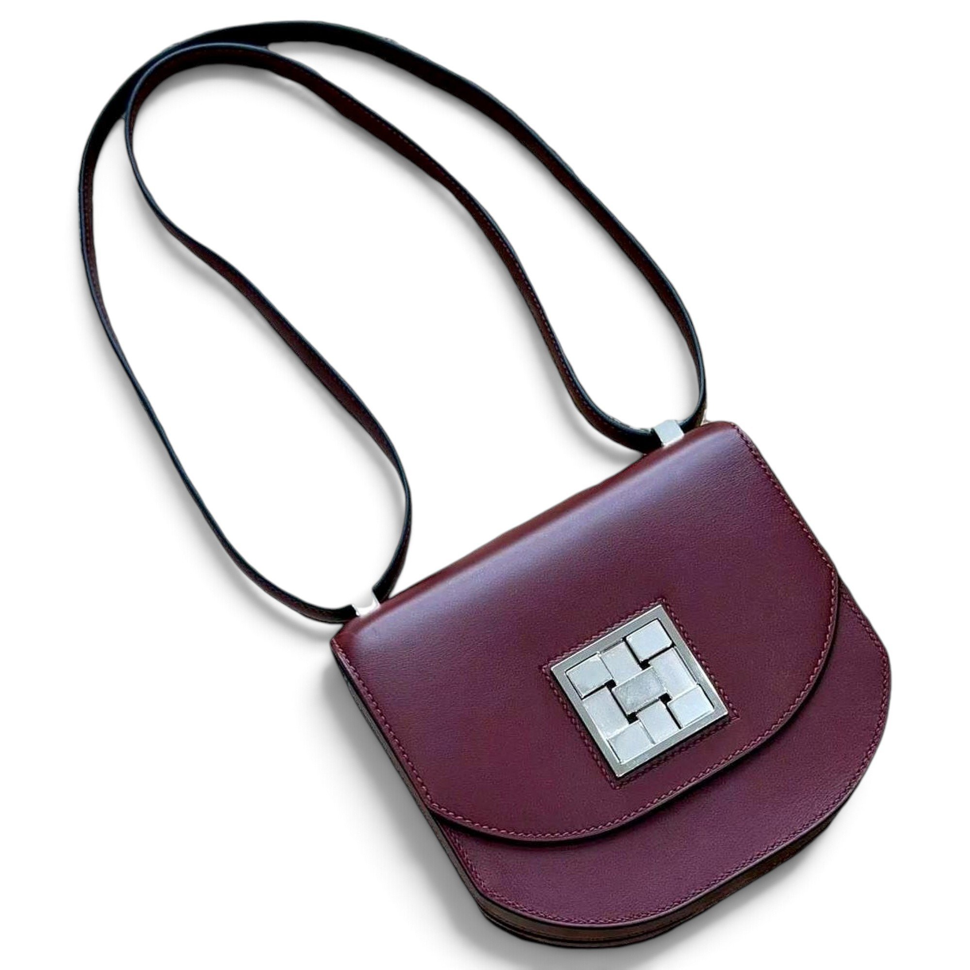 Mosaïque leather handbag