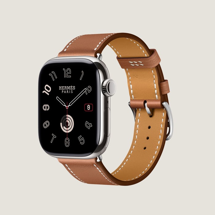 Gold Band Apple Watch Hermès Single Tour 42 MM
