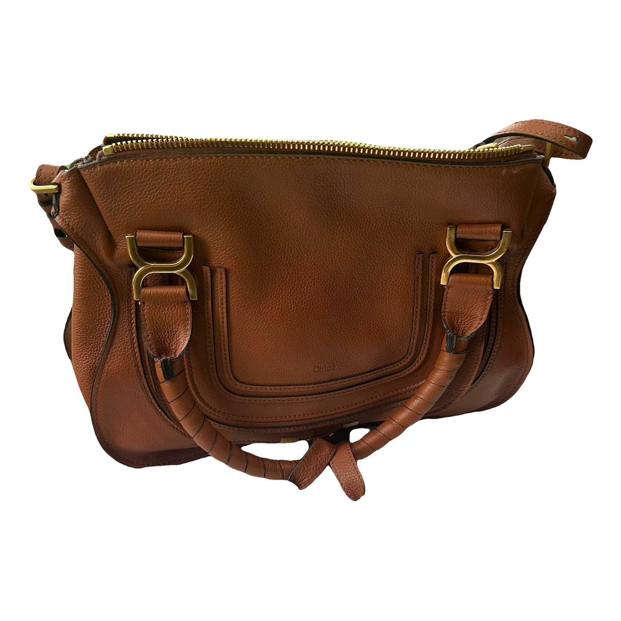 Marcie Top Handle leather handbag