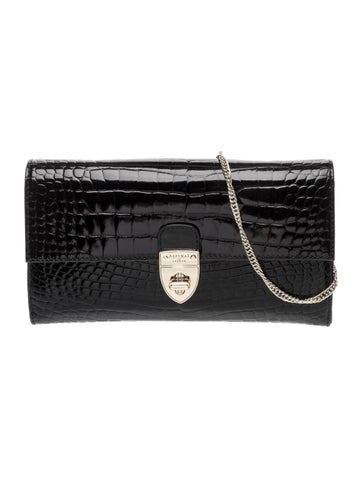 Embossed Leather Shoulder Bag