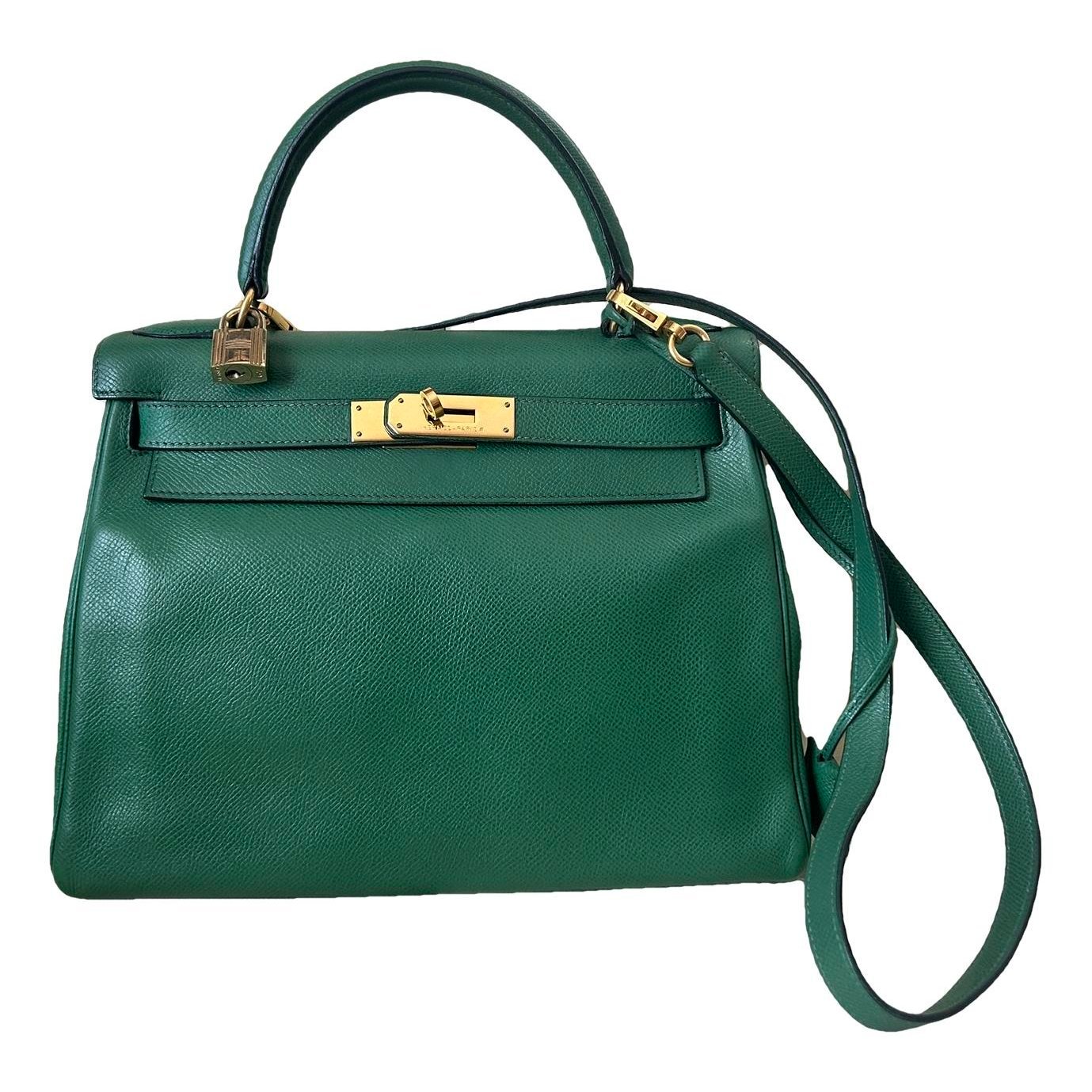 Hermes Kelly 28 Handbag Gold 1992