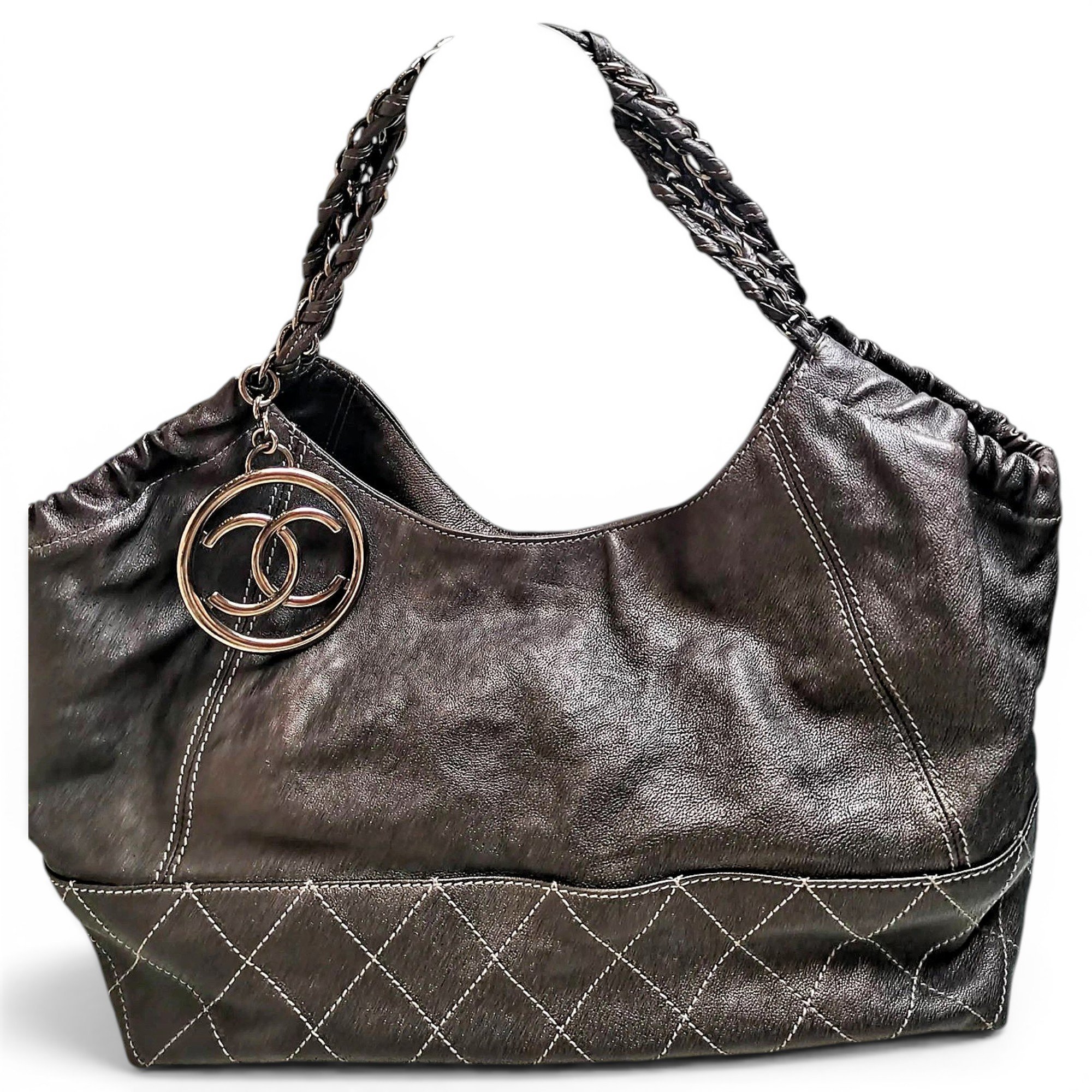 Coco Cabas leather tote