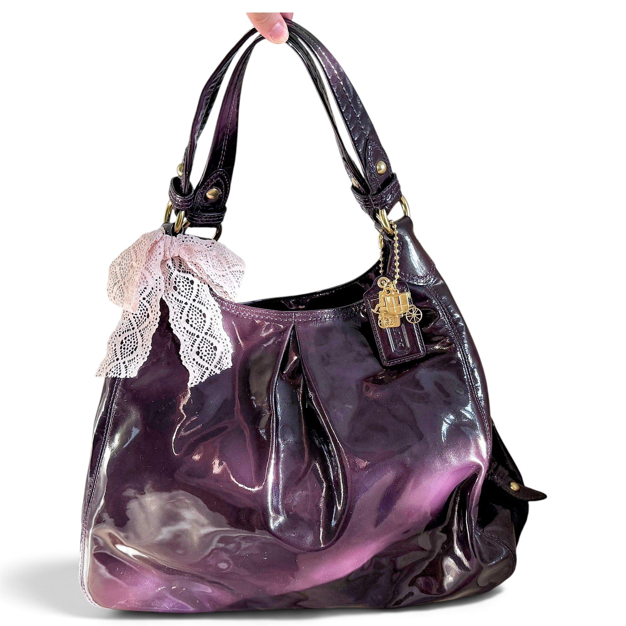 Leather handbag