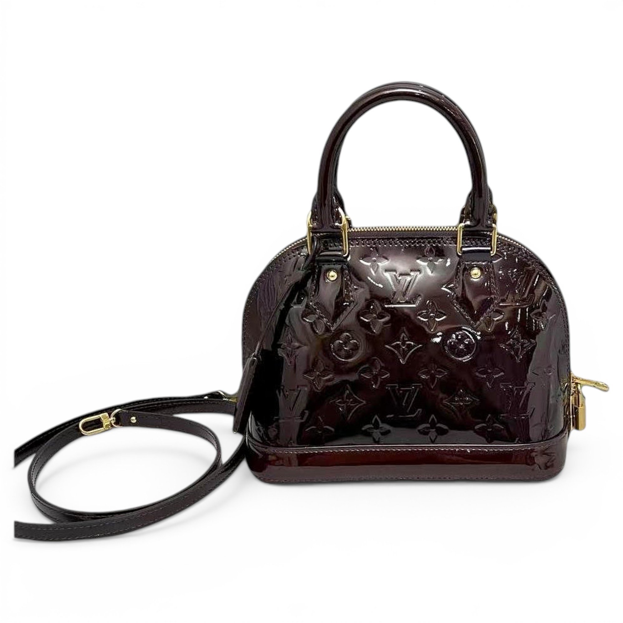 Alma BB patent leather handbag