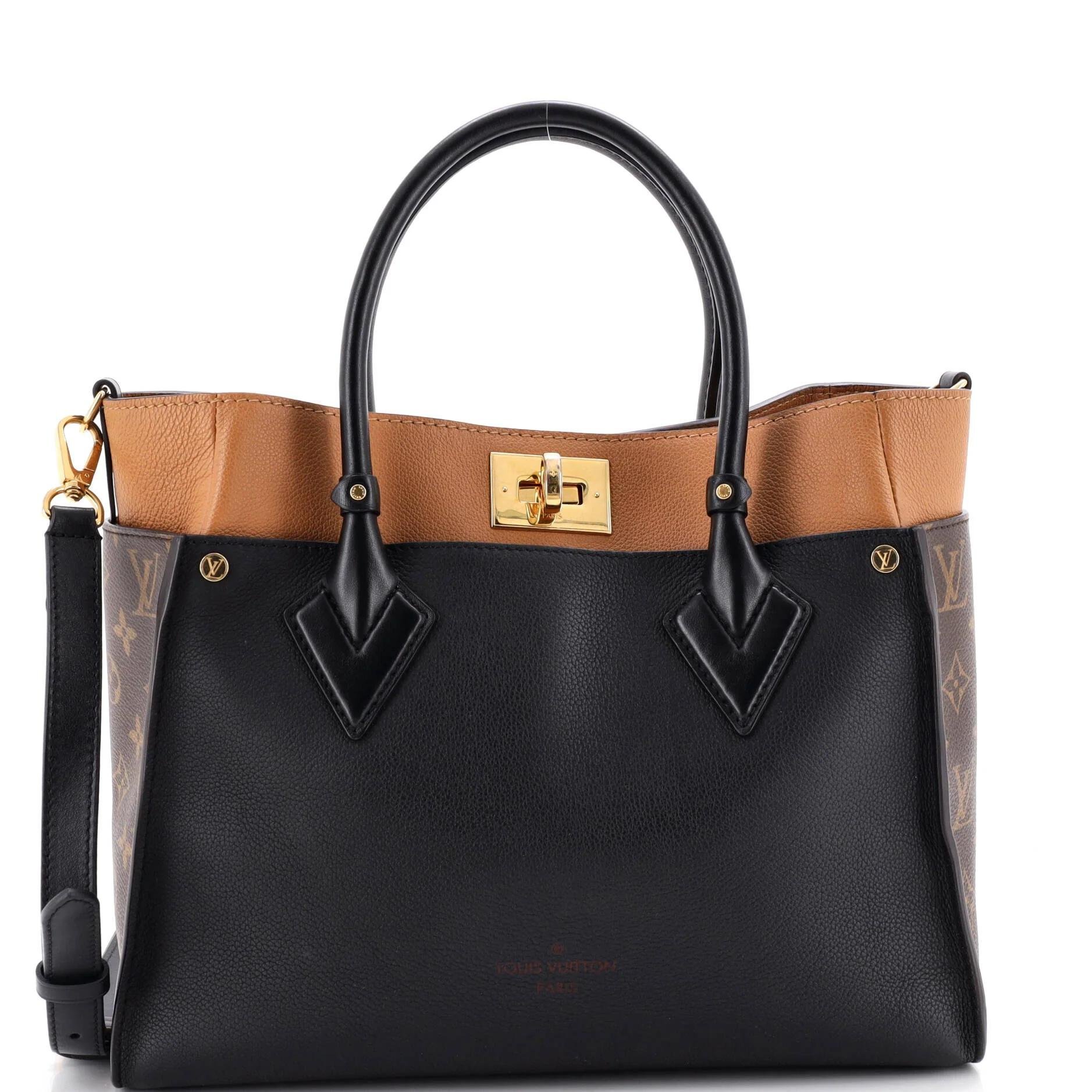 Leather tote