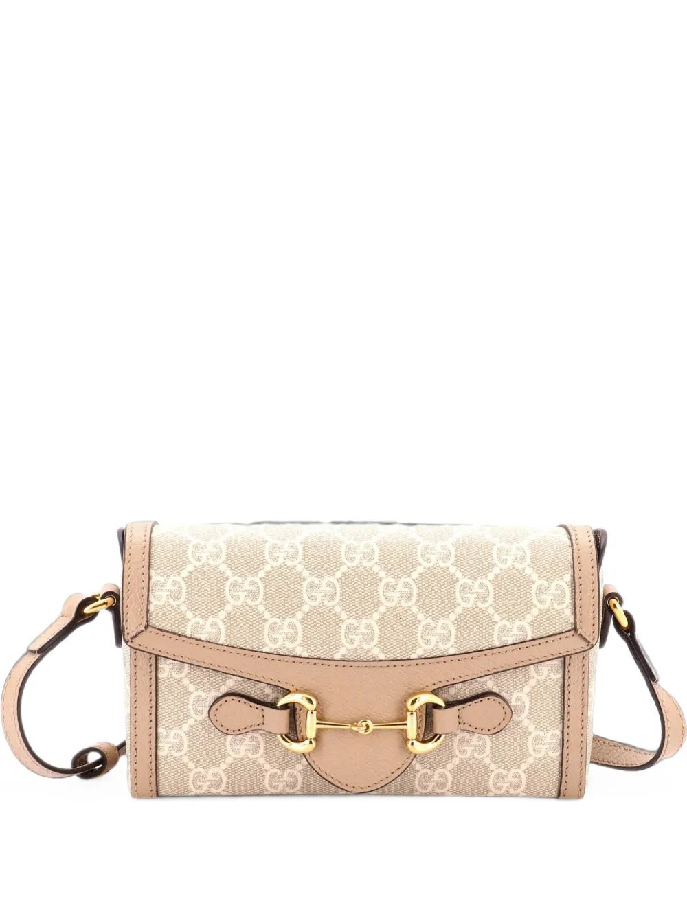 Horsebit 1955 Flap GG Coated Canvas Mini crossbody bag