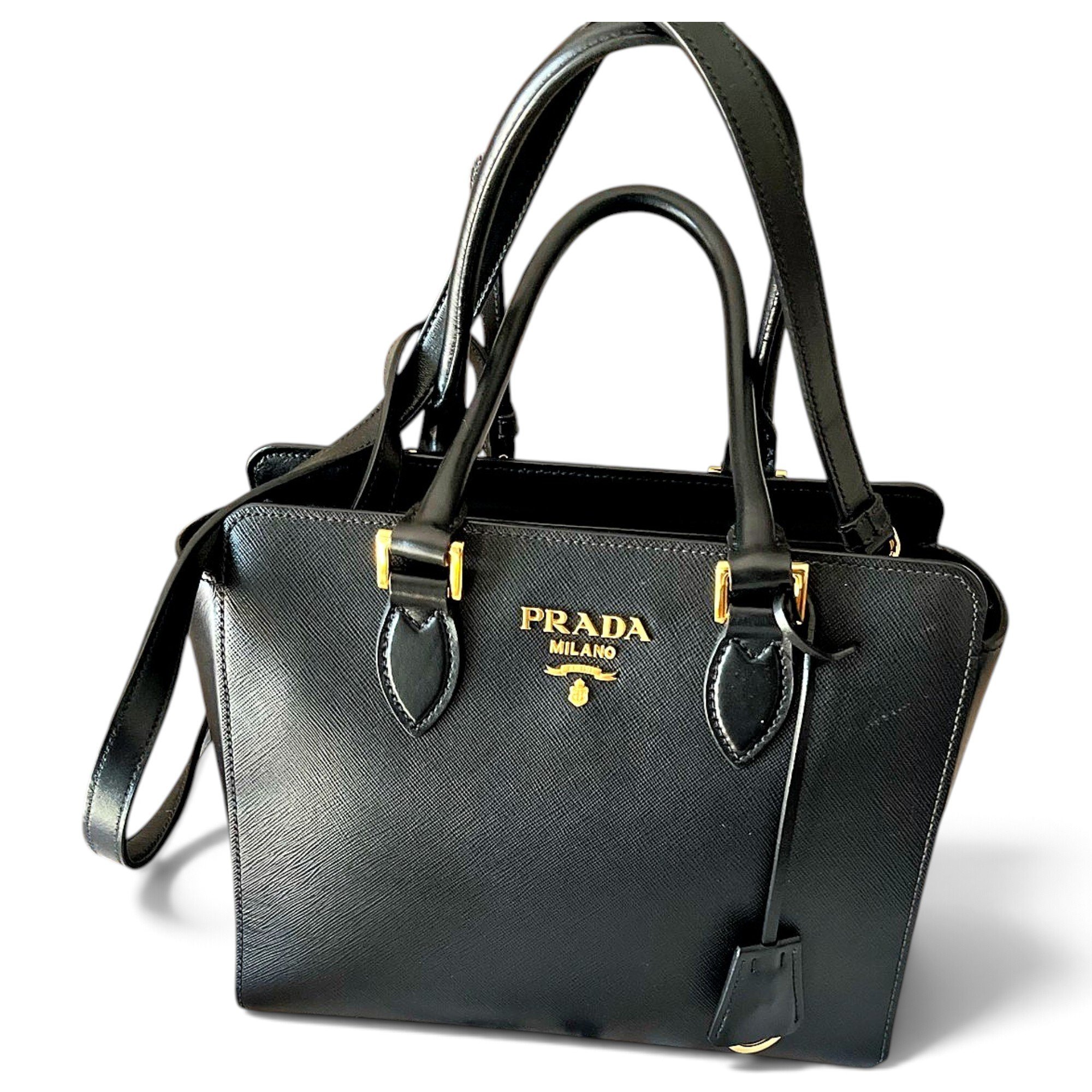 Leather handbag