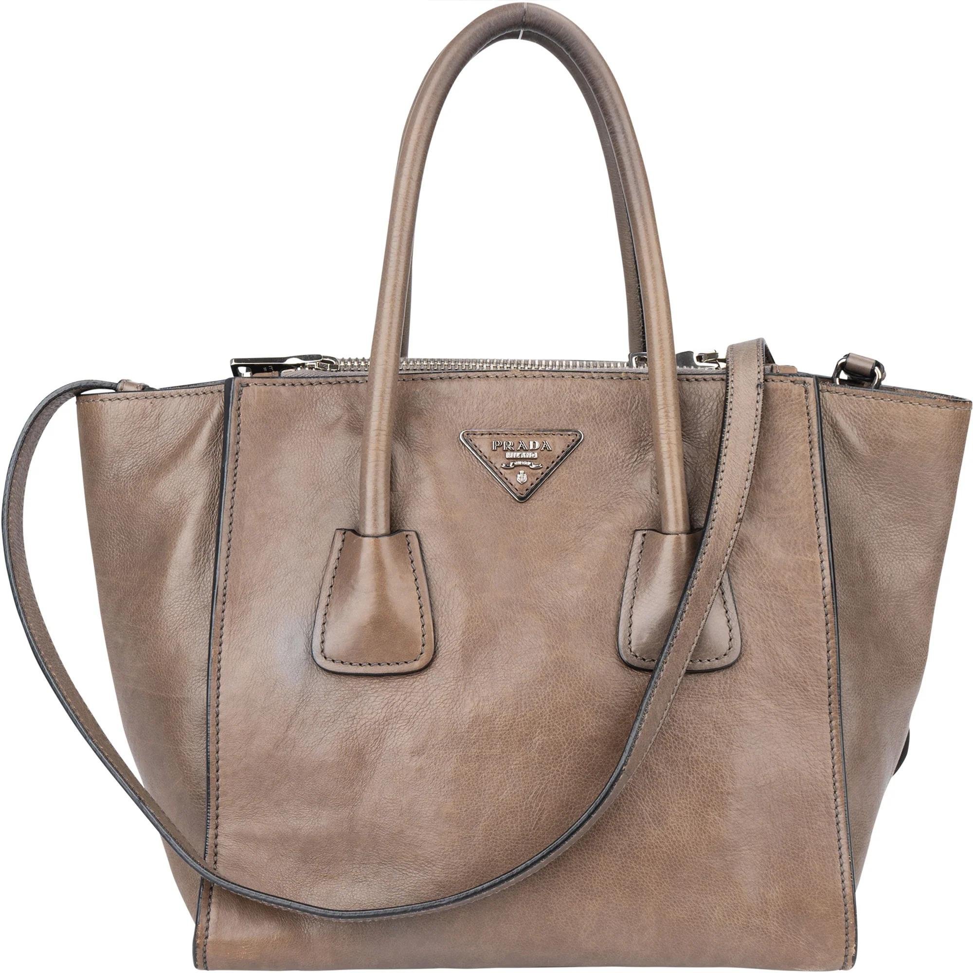 Prada Pocket leather handbag