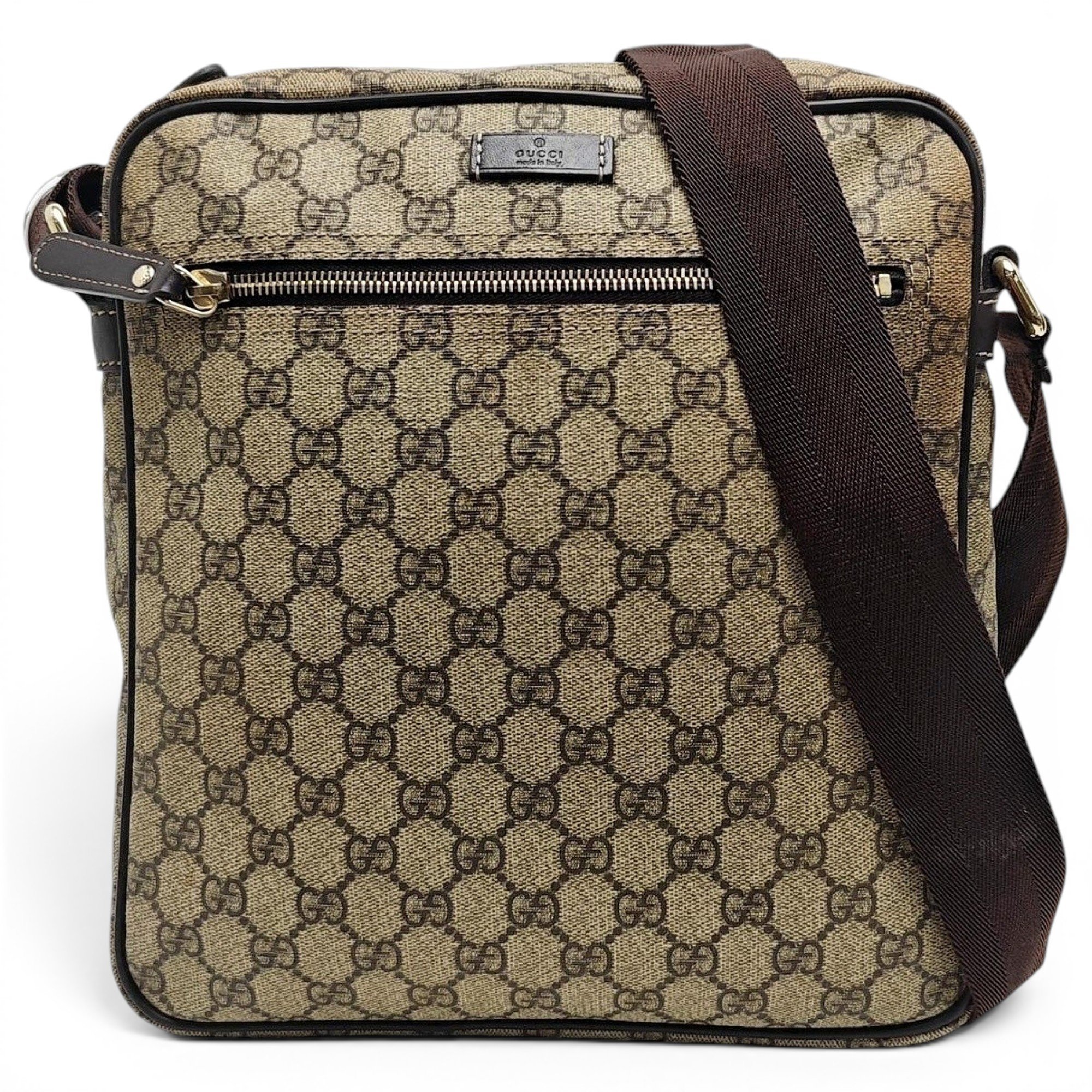 Ophidia GG Supreme leather handbag
