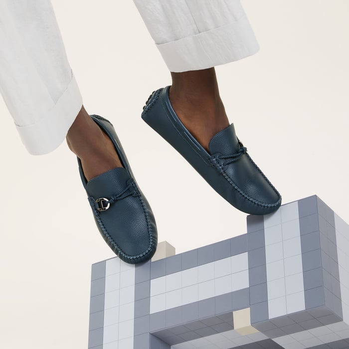 Bleu Céleste Alessandro Loafer