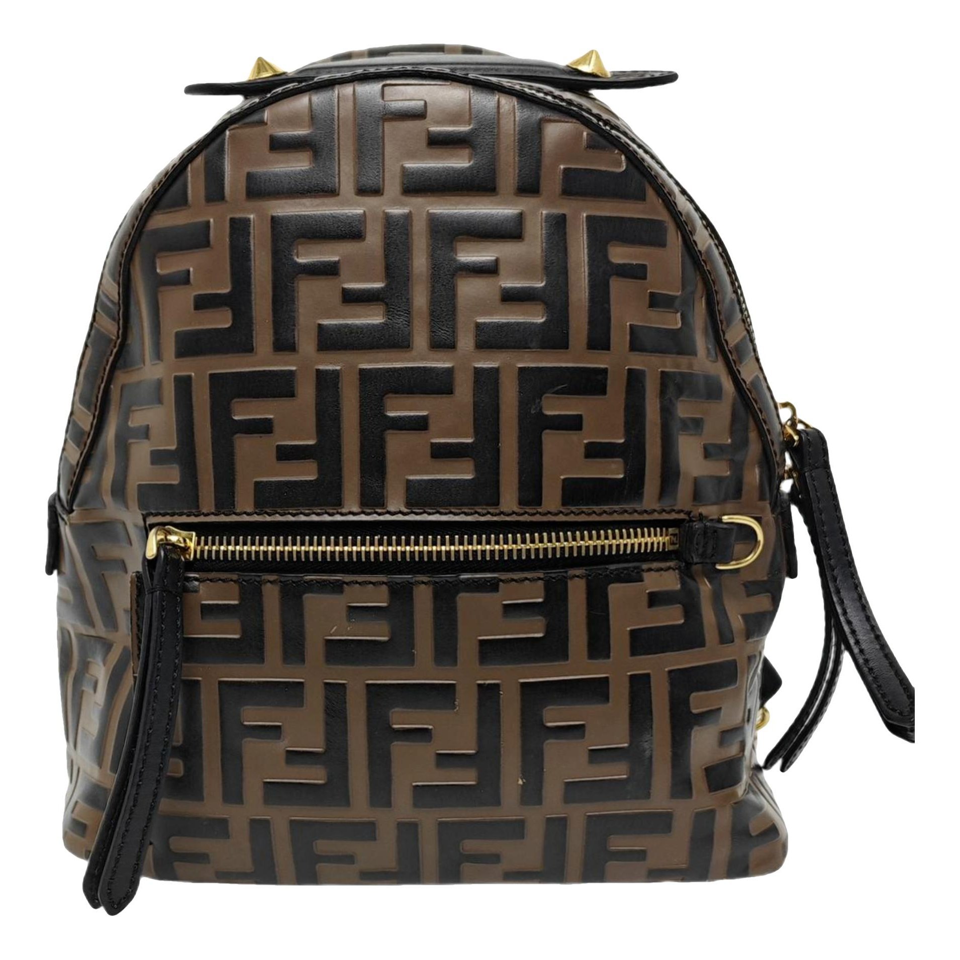 Back to school leather backpack
