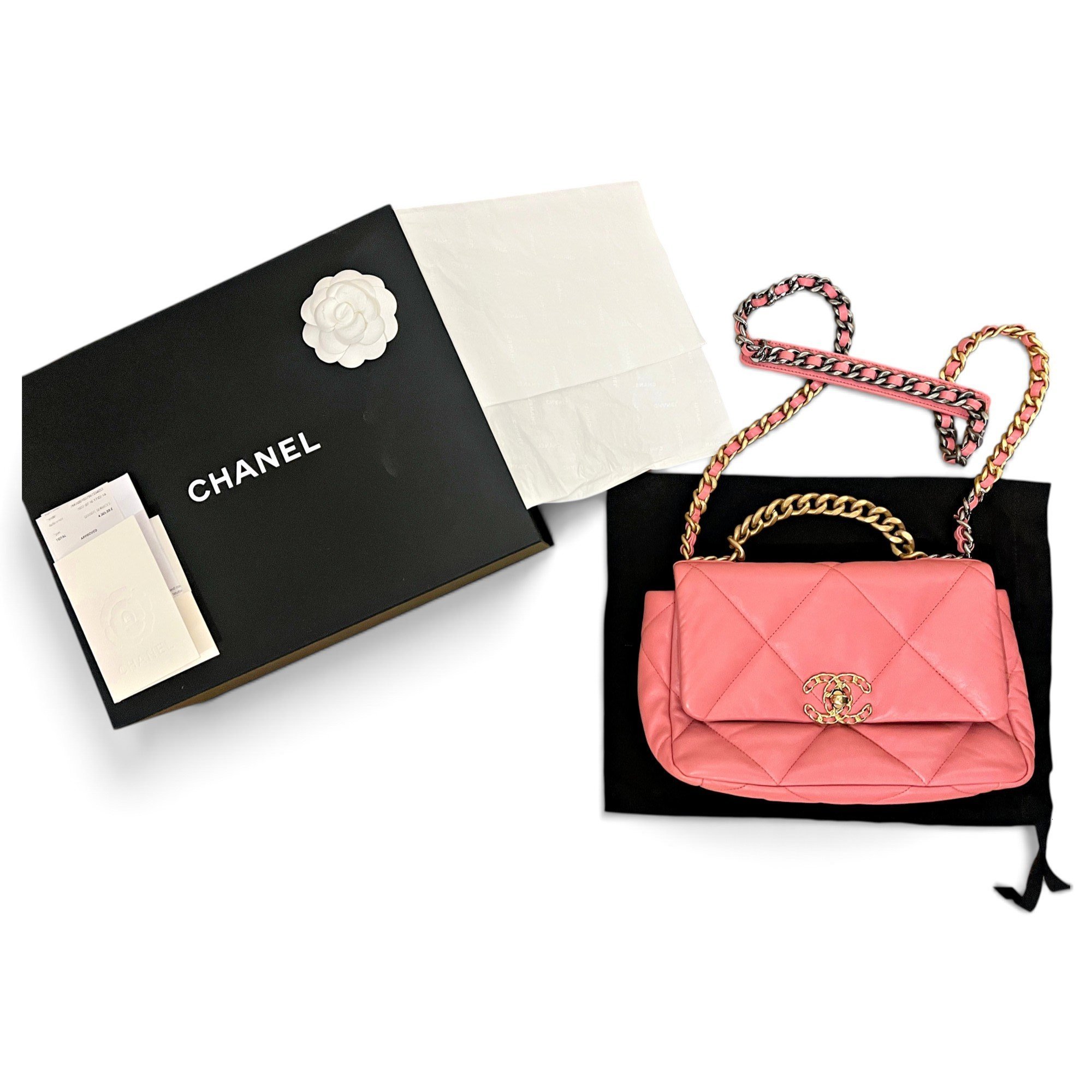 Chanel 19 leather handbag