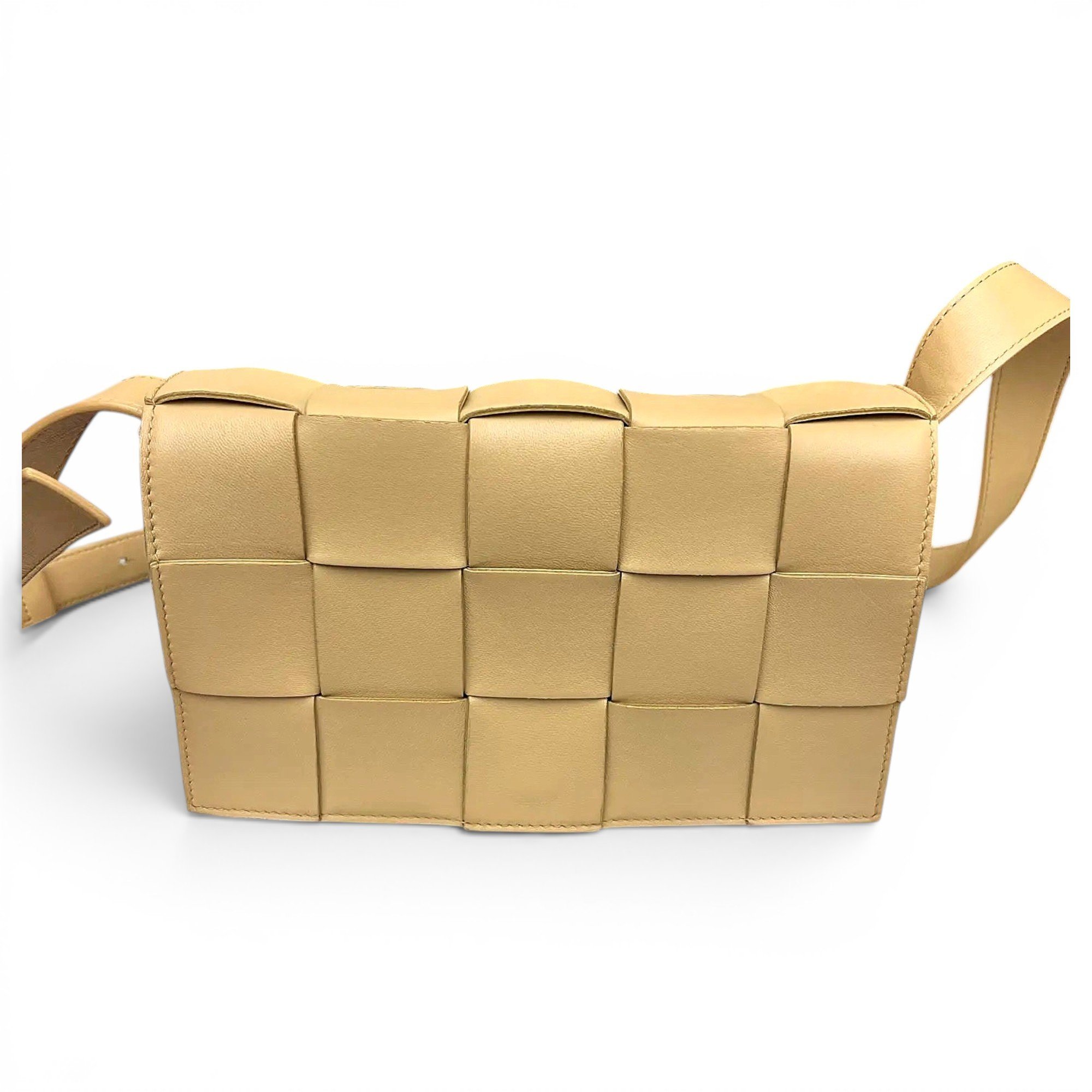 Cassette leather handbag