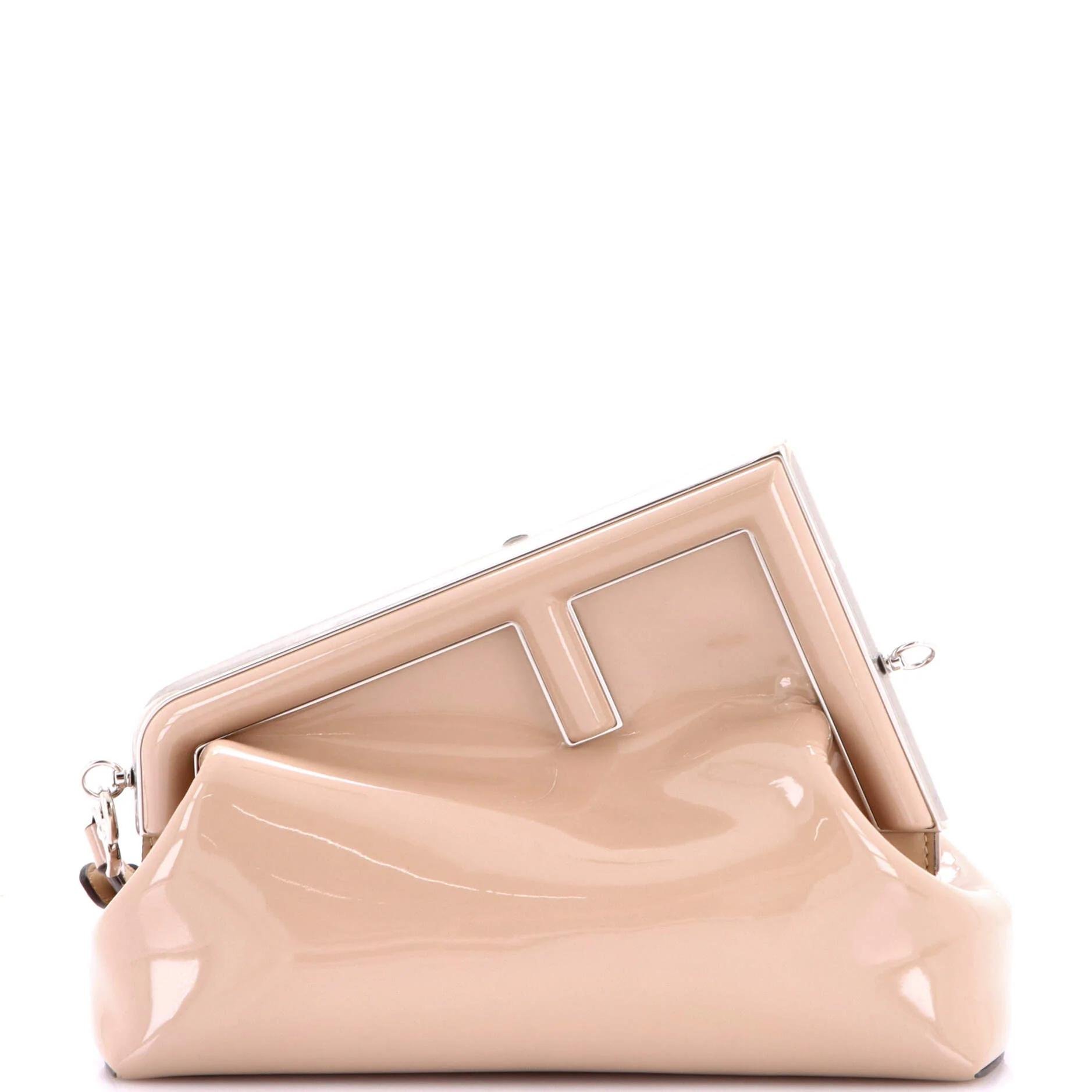 Patent leather handbag