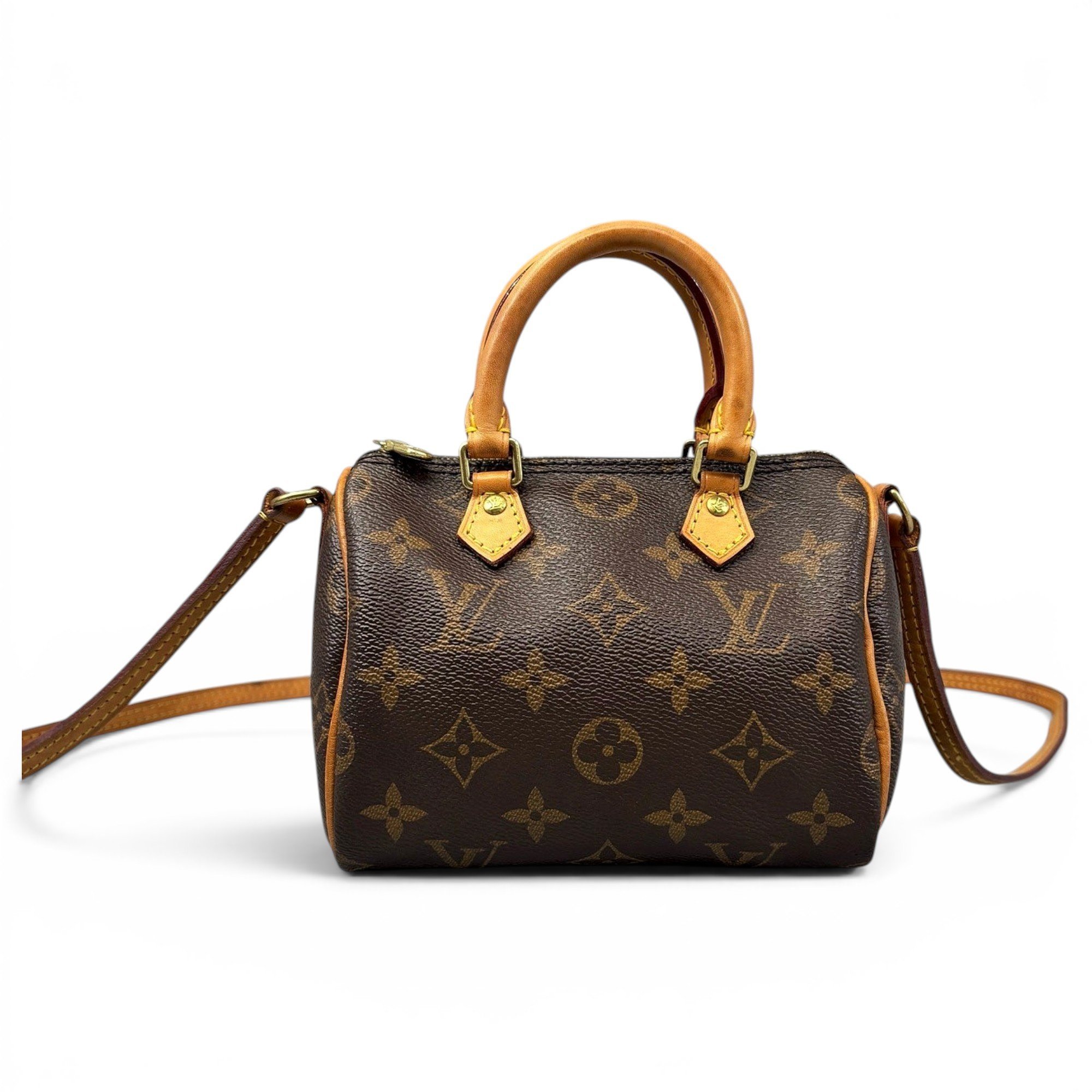 Nano Speedy / Mini HL leather handbag