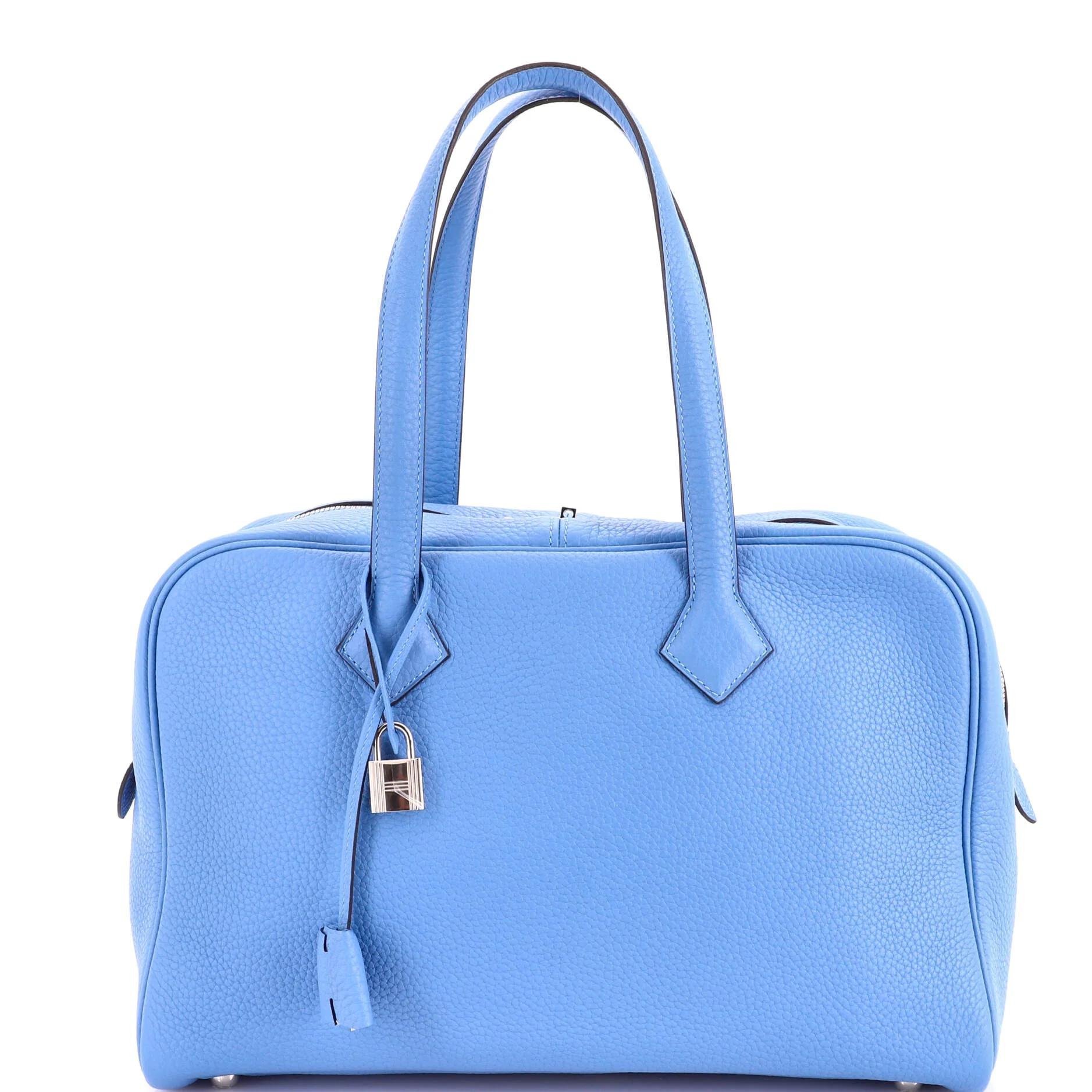 Hermes Victoria Ii 35 Handbag Clemence Leather 2014