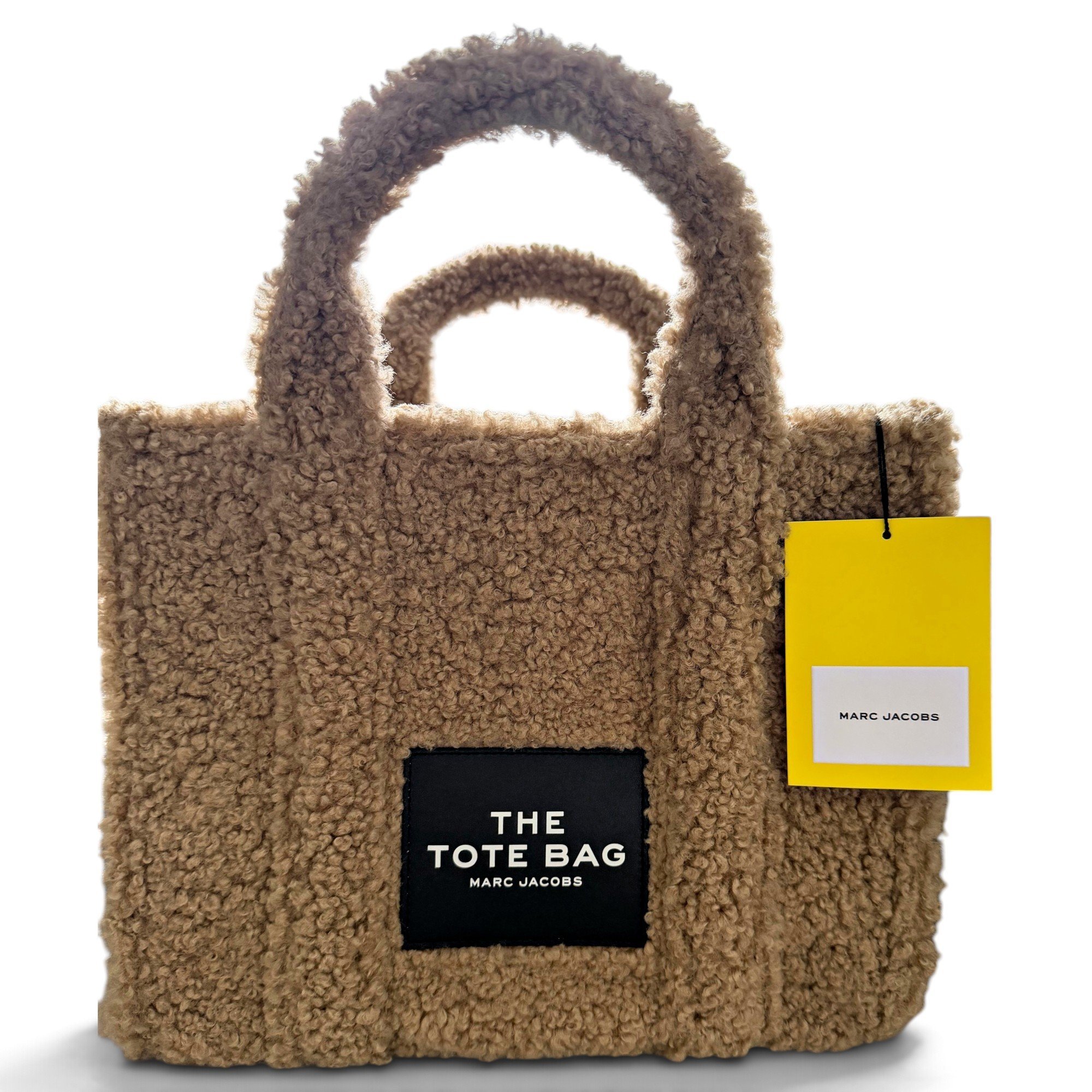 The Tag Tote faux fur tote
