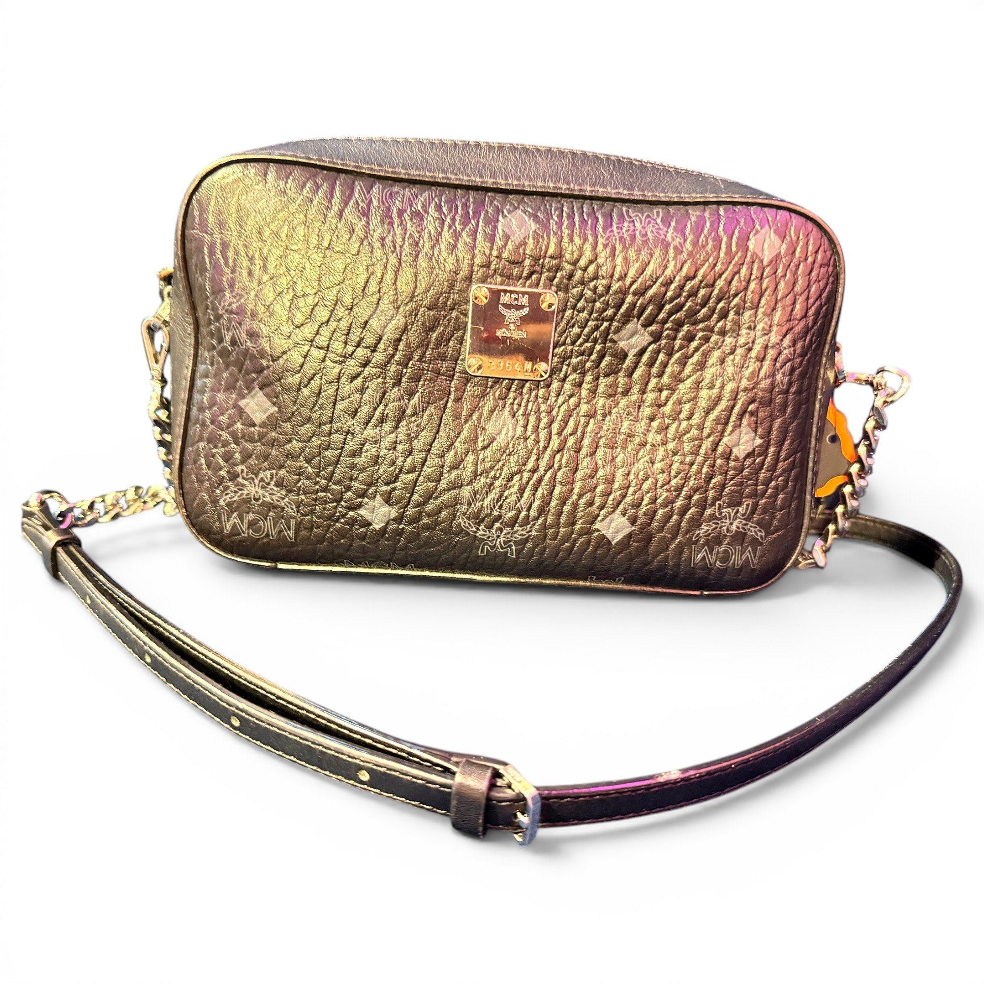 Berlin leather clutch bag