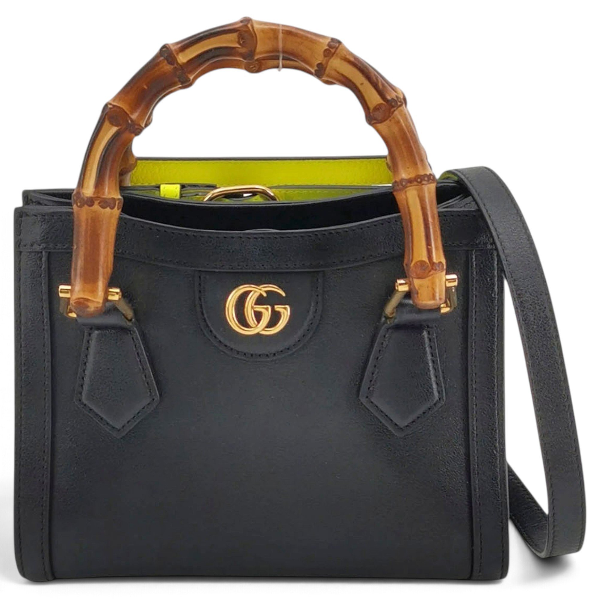 Diana Bamboo leather tote