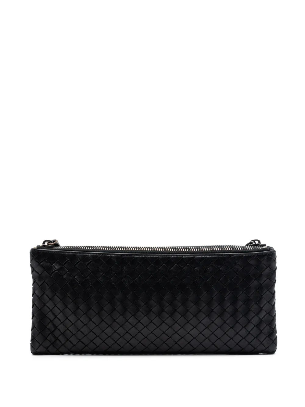 2012-2026 Nappa Intrecciato Double Zip clutch bag