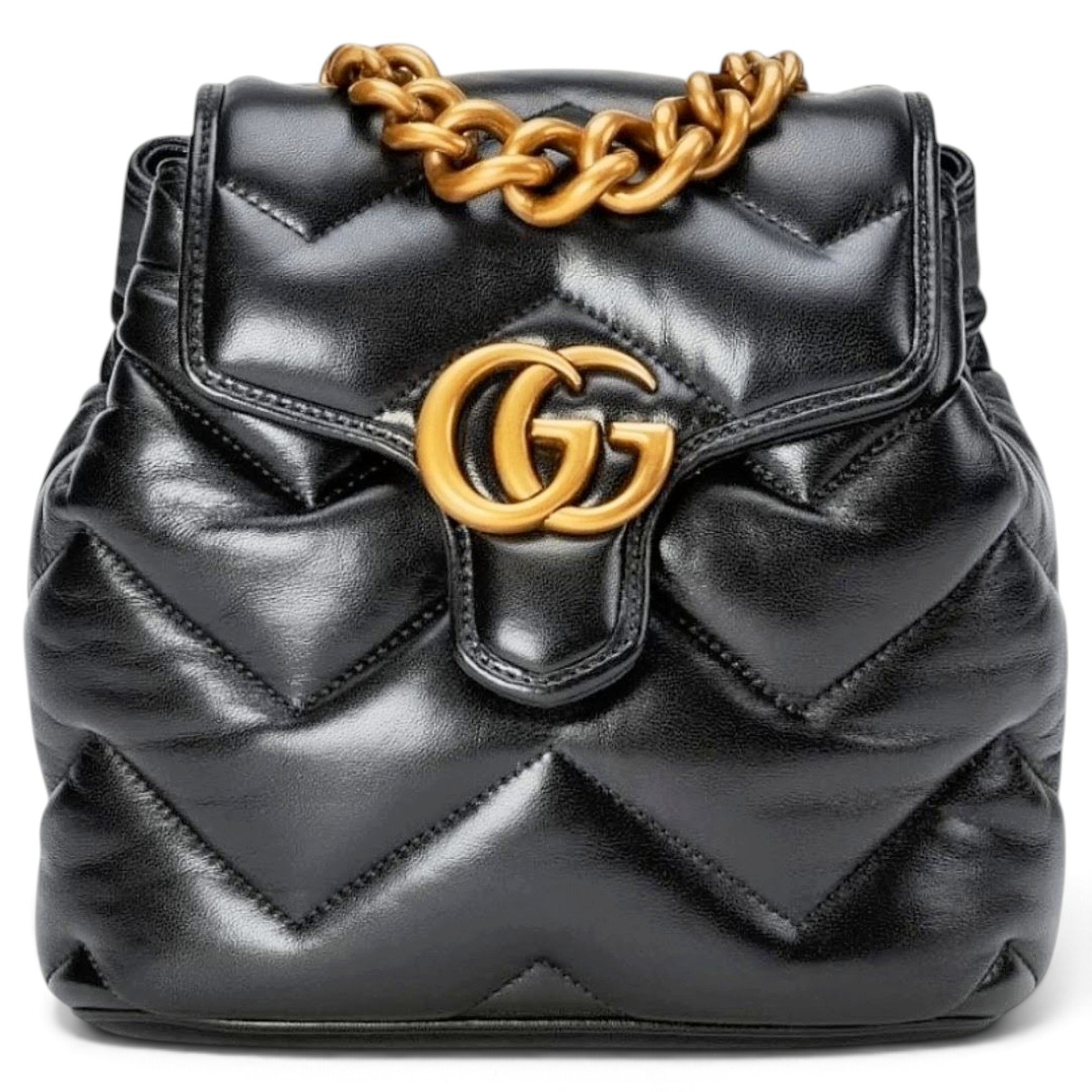 Leather backpack