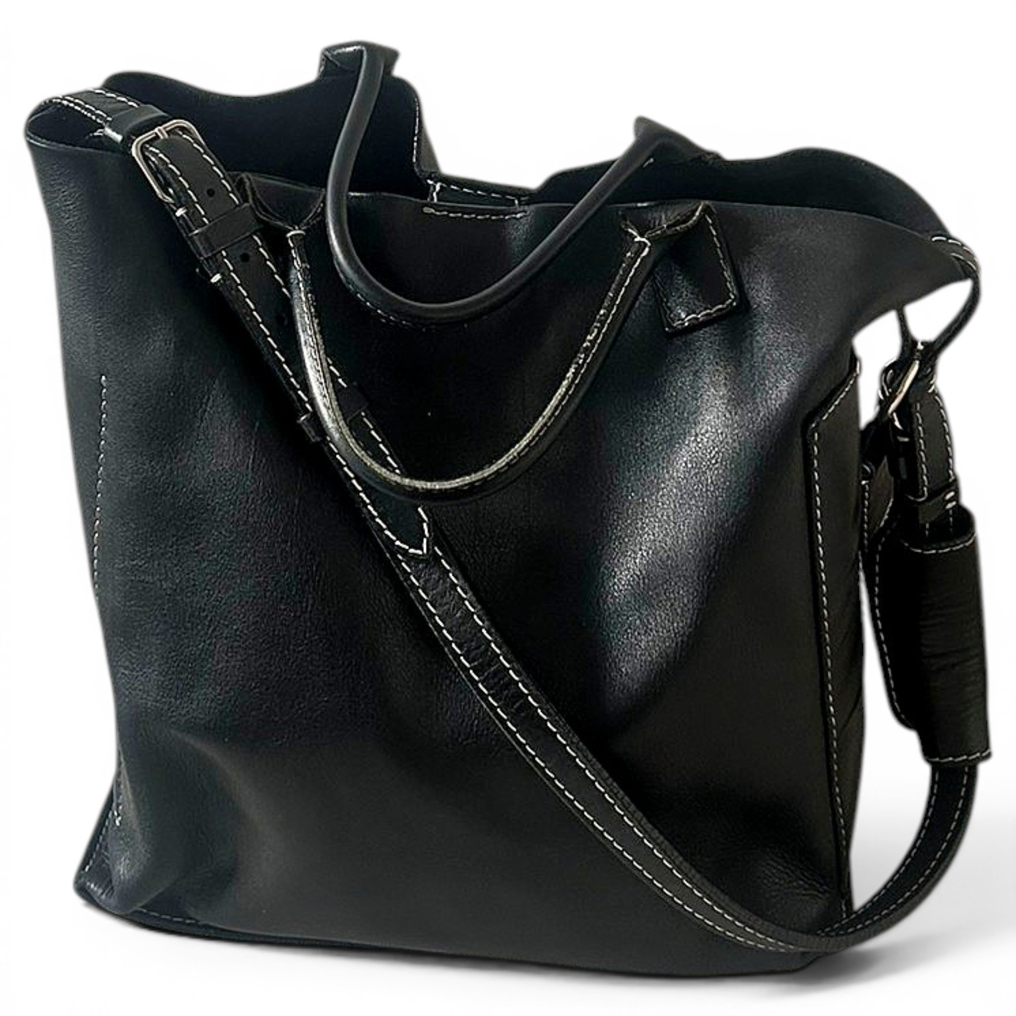 Leather handbag