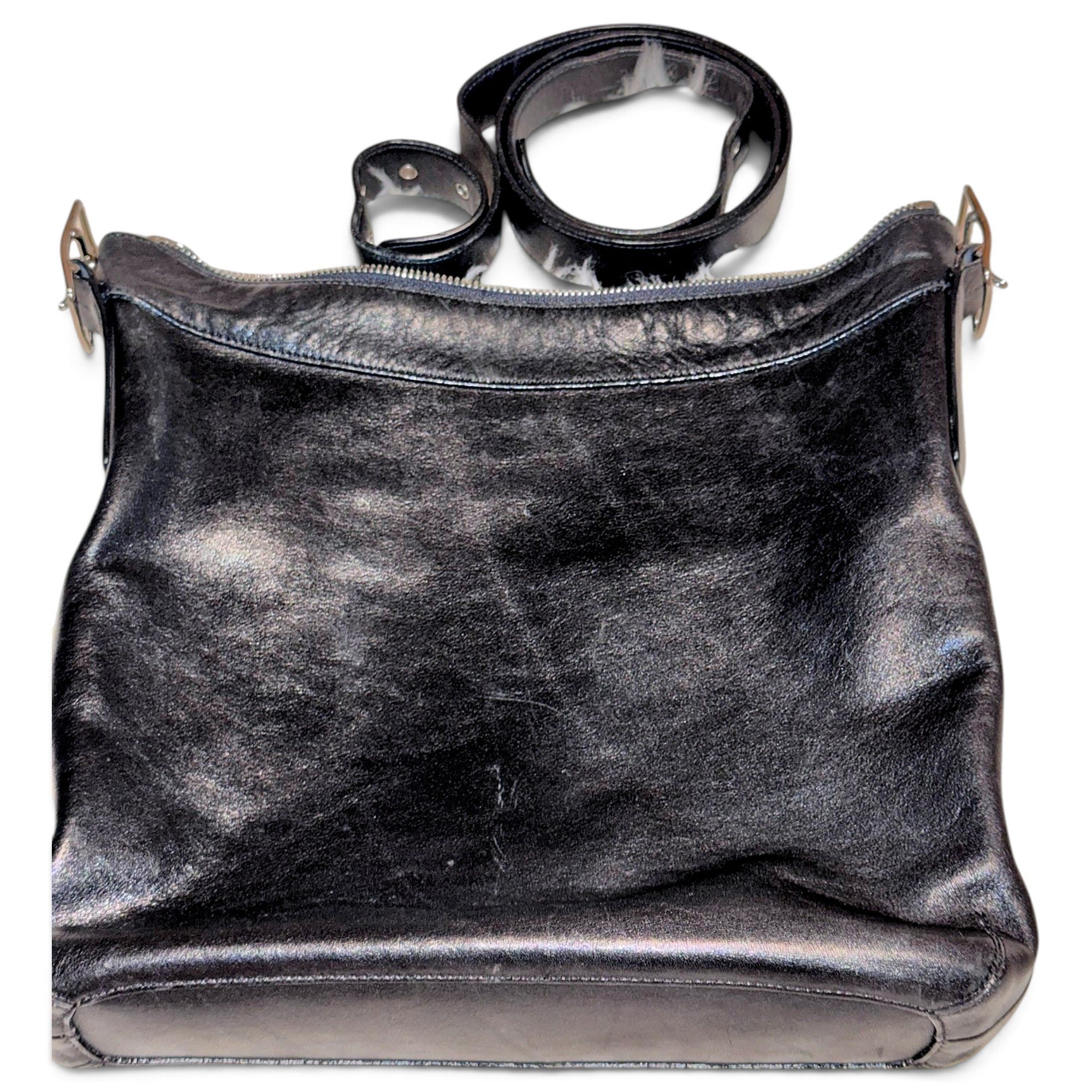 Leather handbag