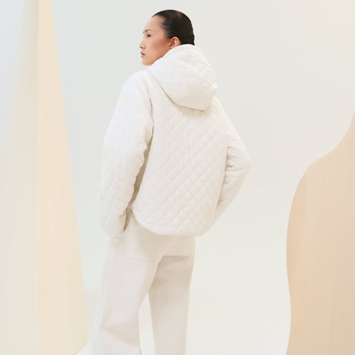 Blanc Cassé "Clou De Selle Semis" Reversible Quilted Jacket
