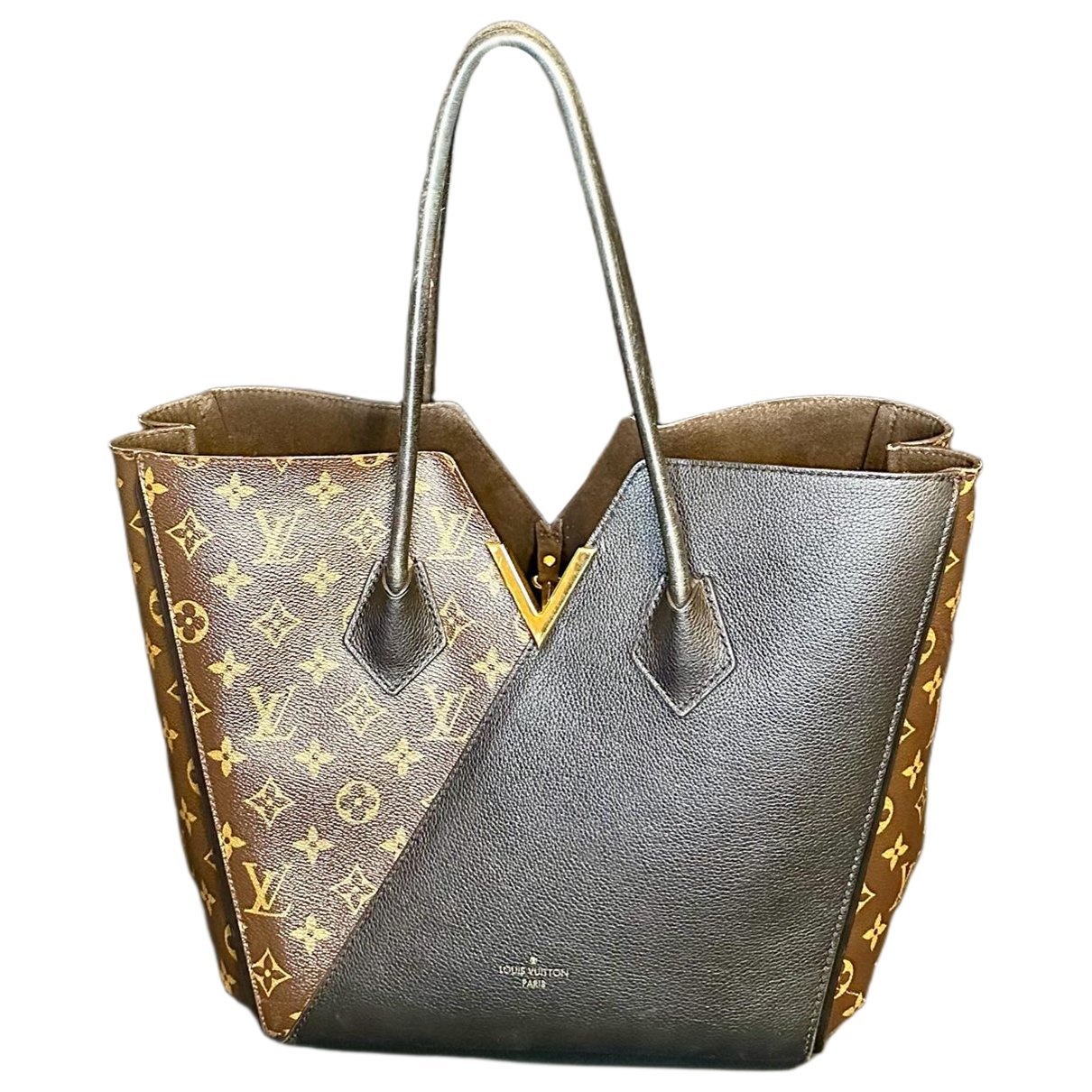 Kimono leather tote