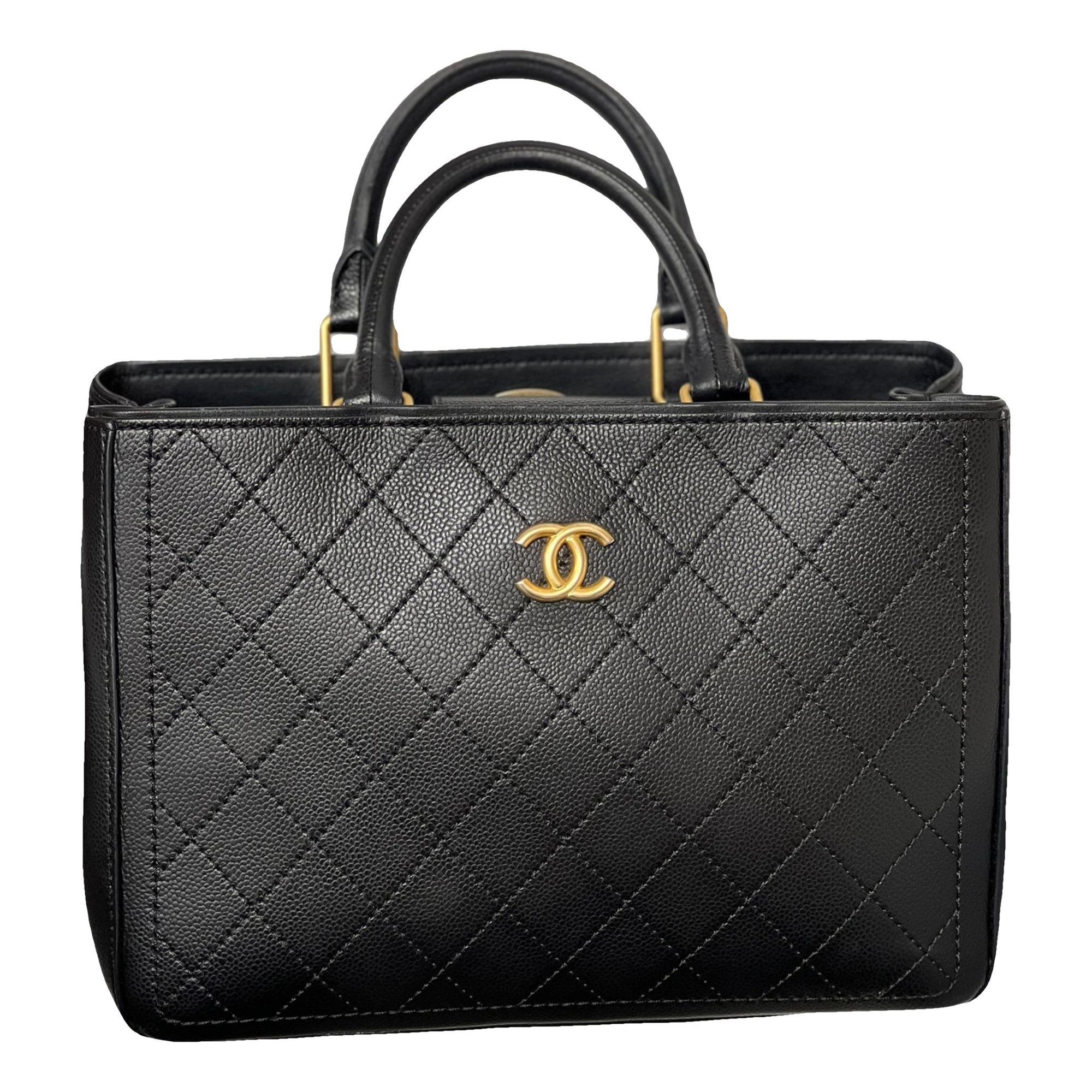 Leather tote
