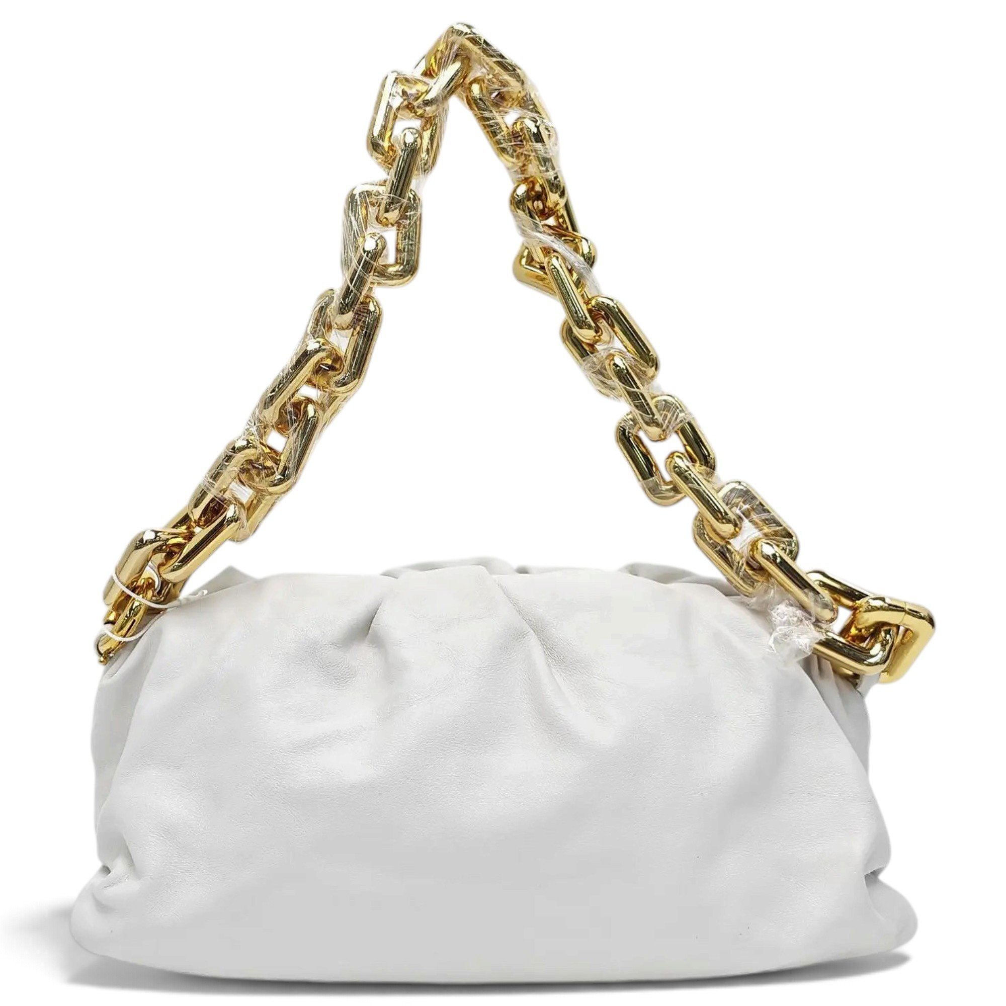 Chain Pouch leather handbag