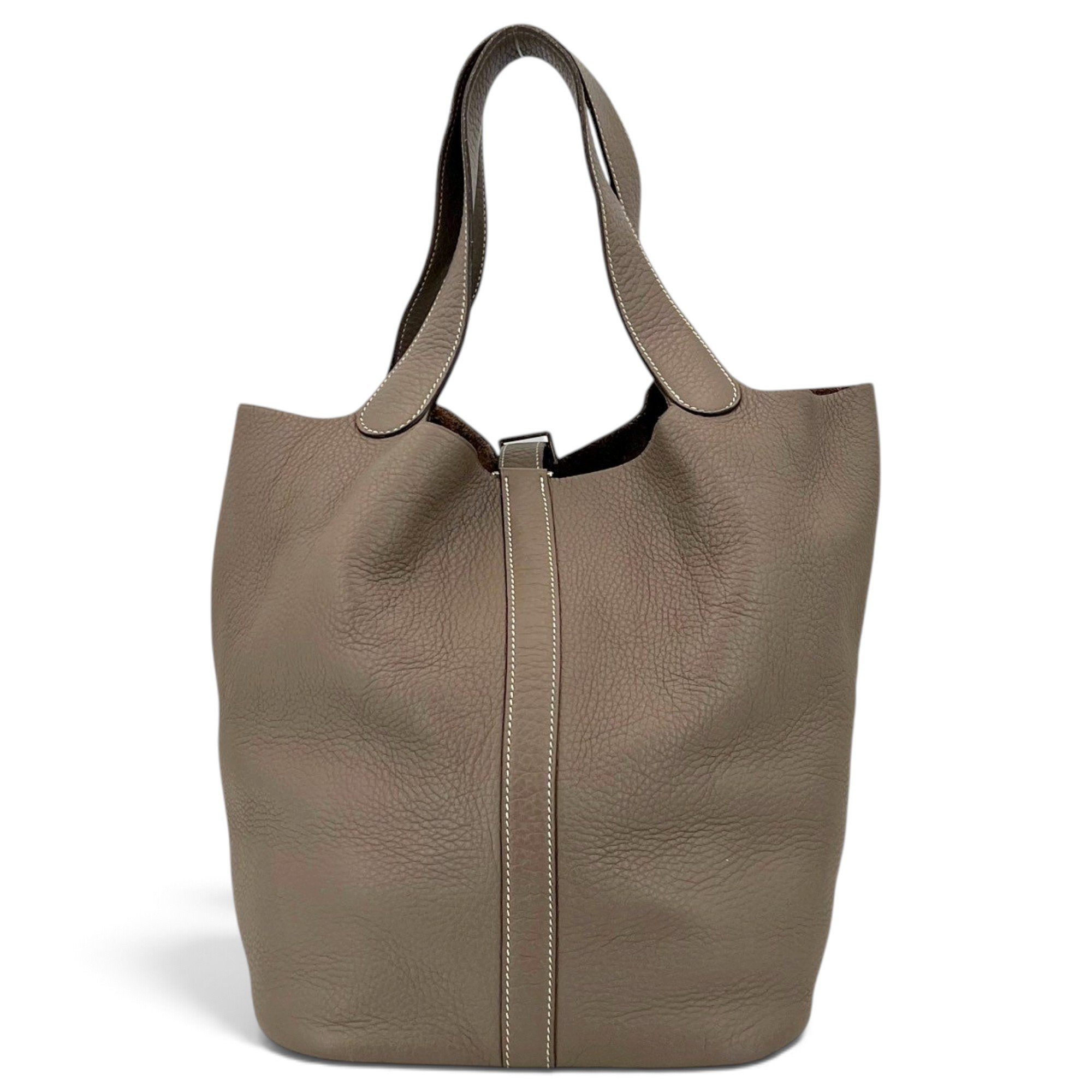 Picotin leather handbag