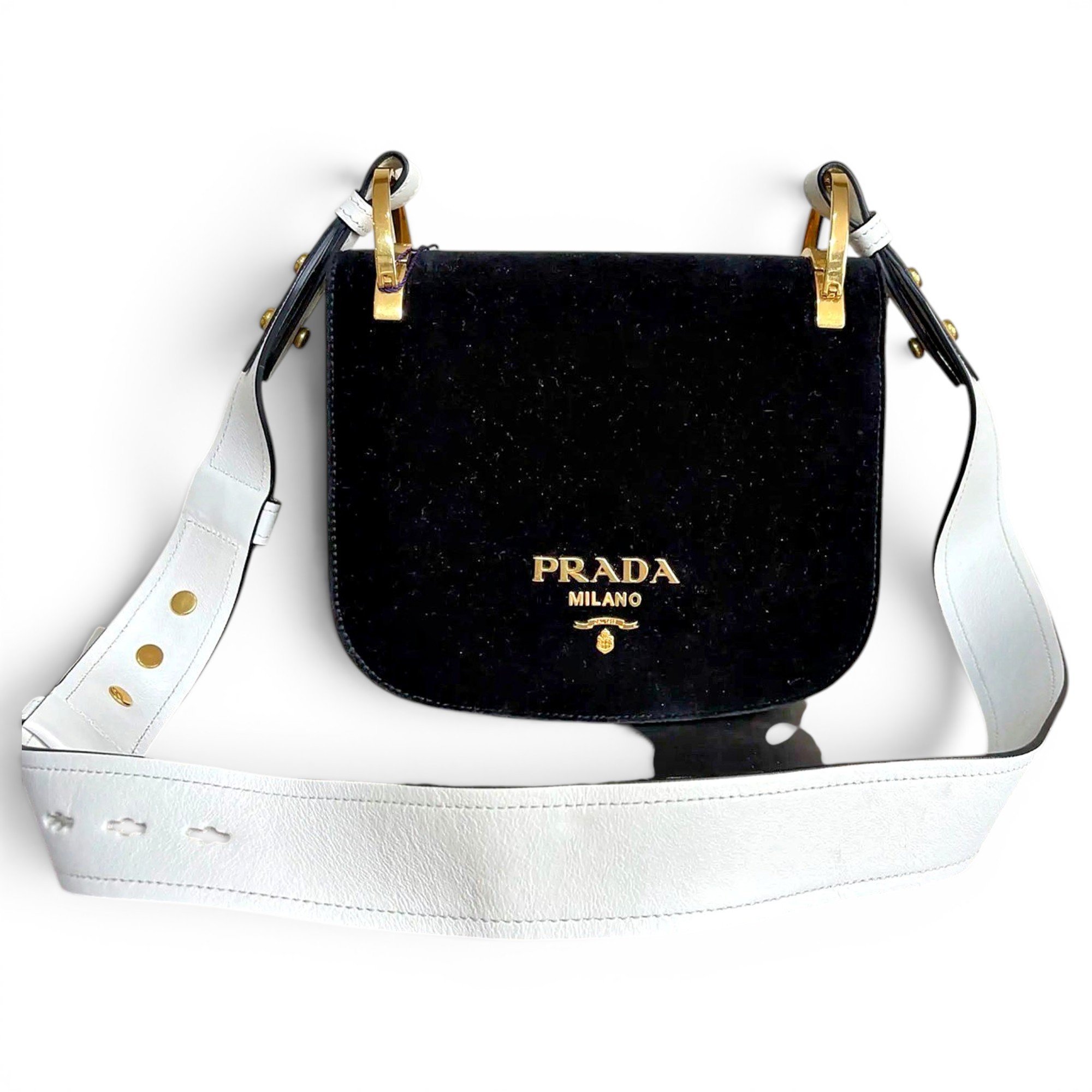 Cleo Flap velvet handbag