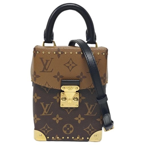 Camera Box leather handbag