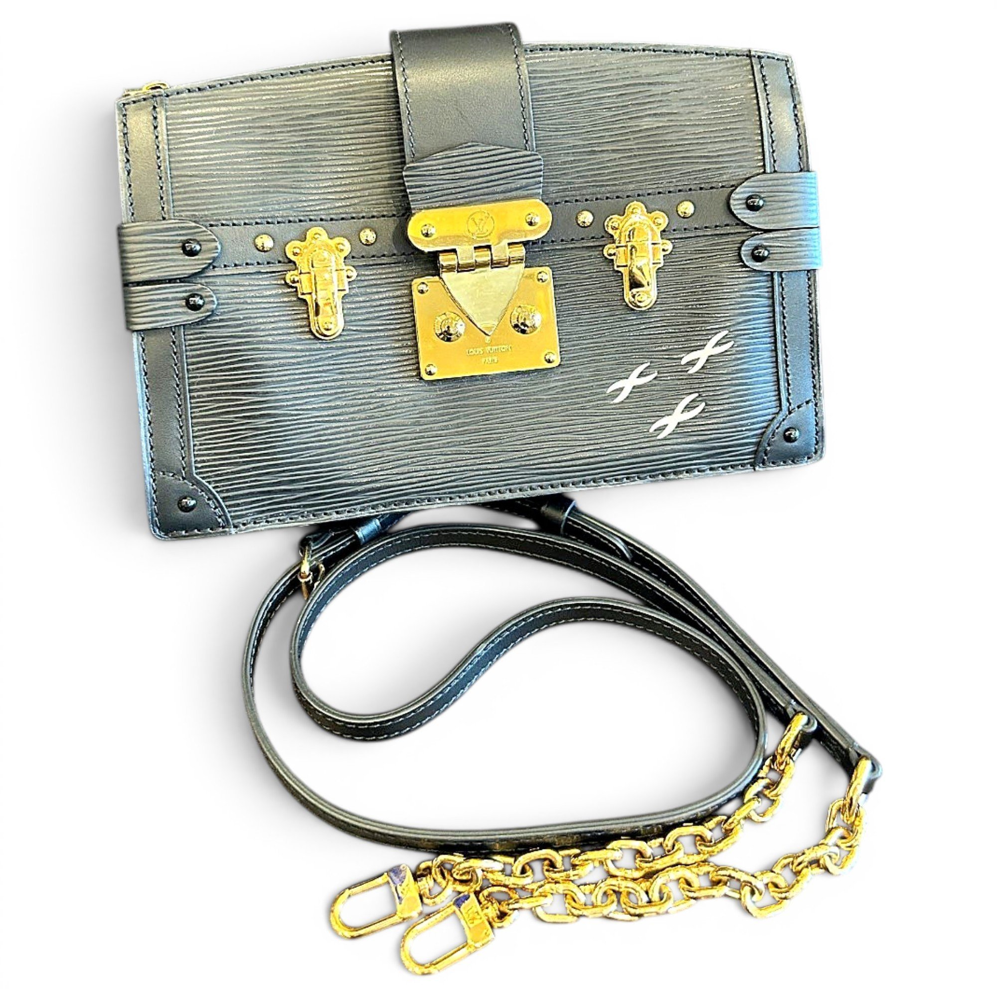 Pochette Trunk leather crossbody bag