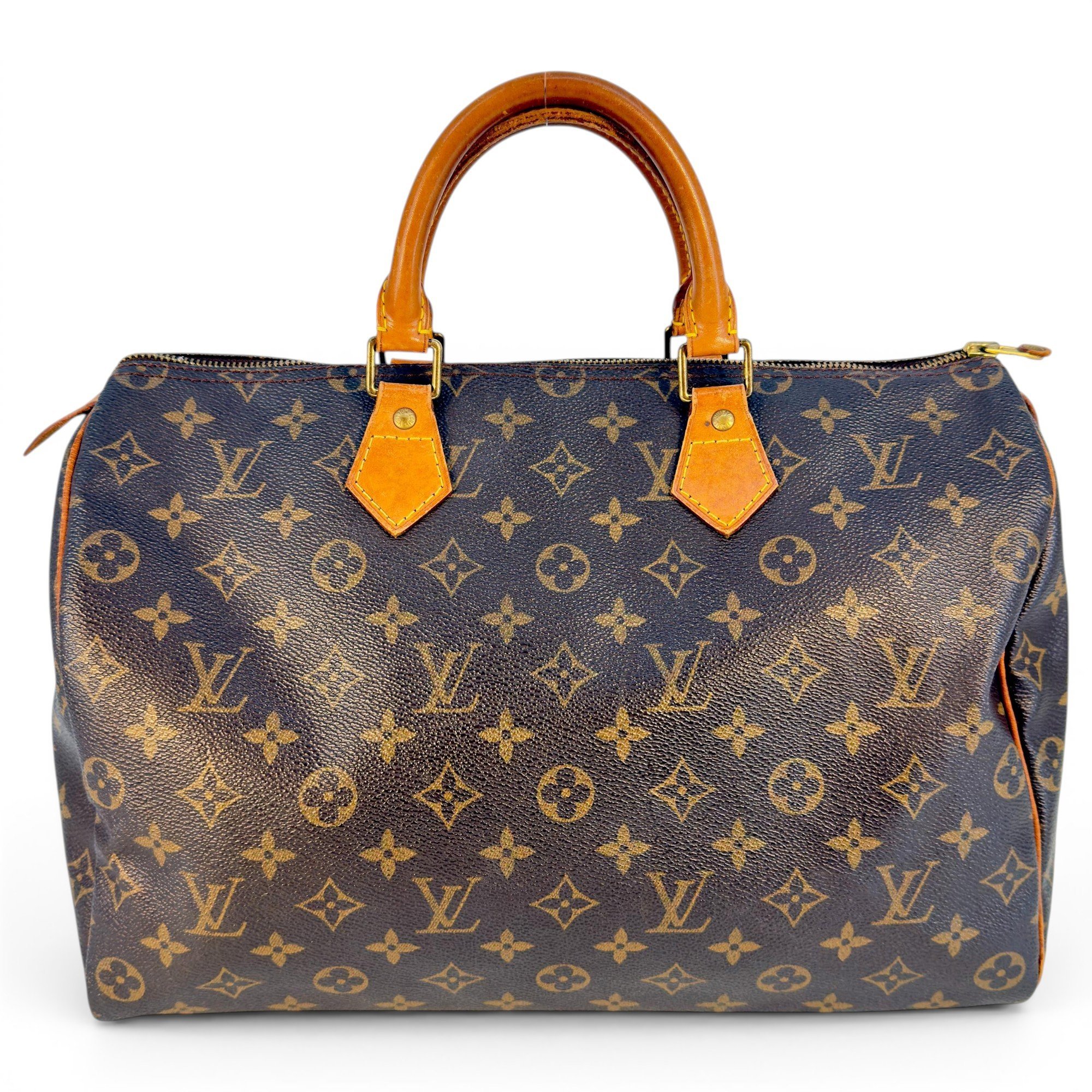 Speedy leather handbag