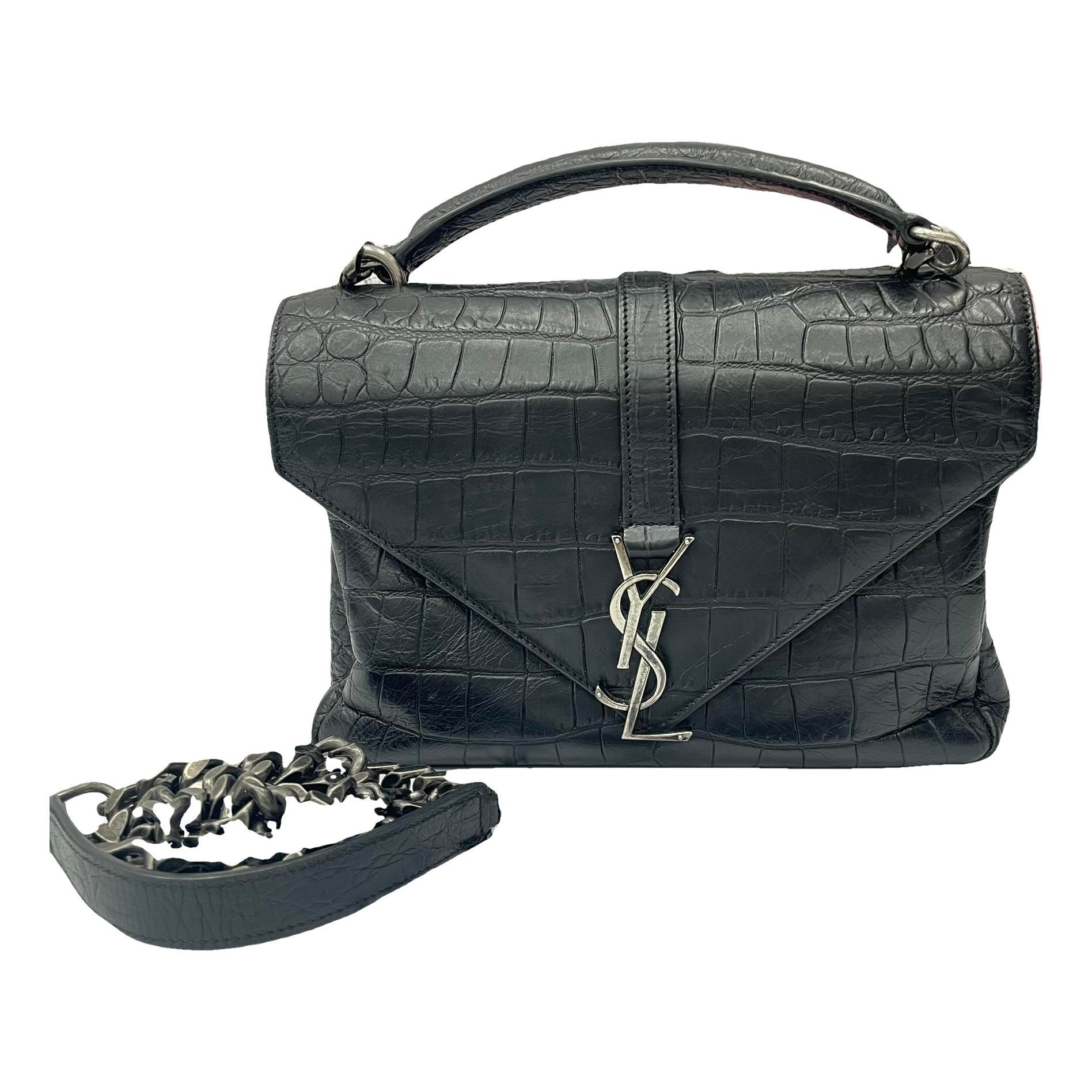 Collége monogramme leather handbag