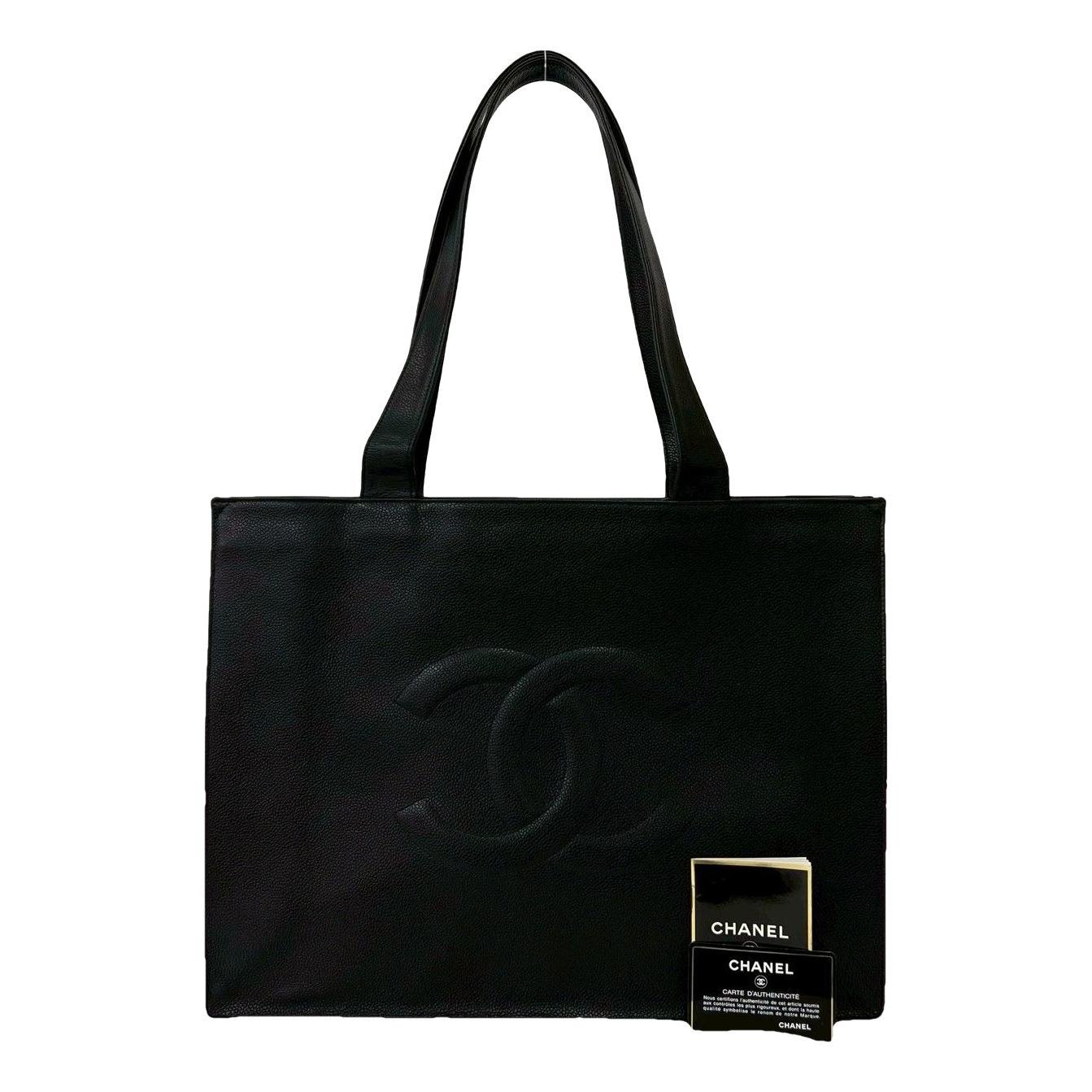 Leather tote