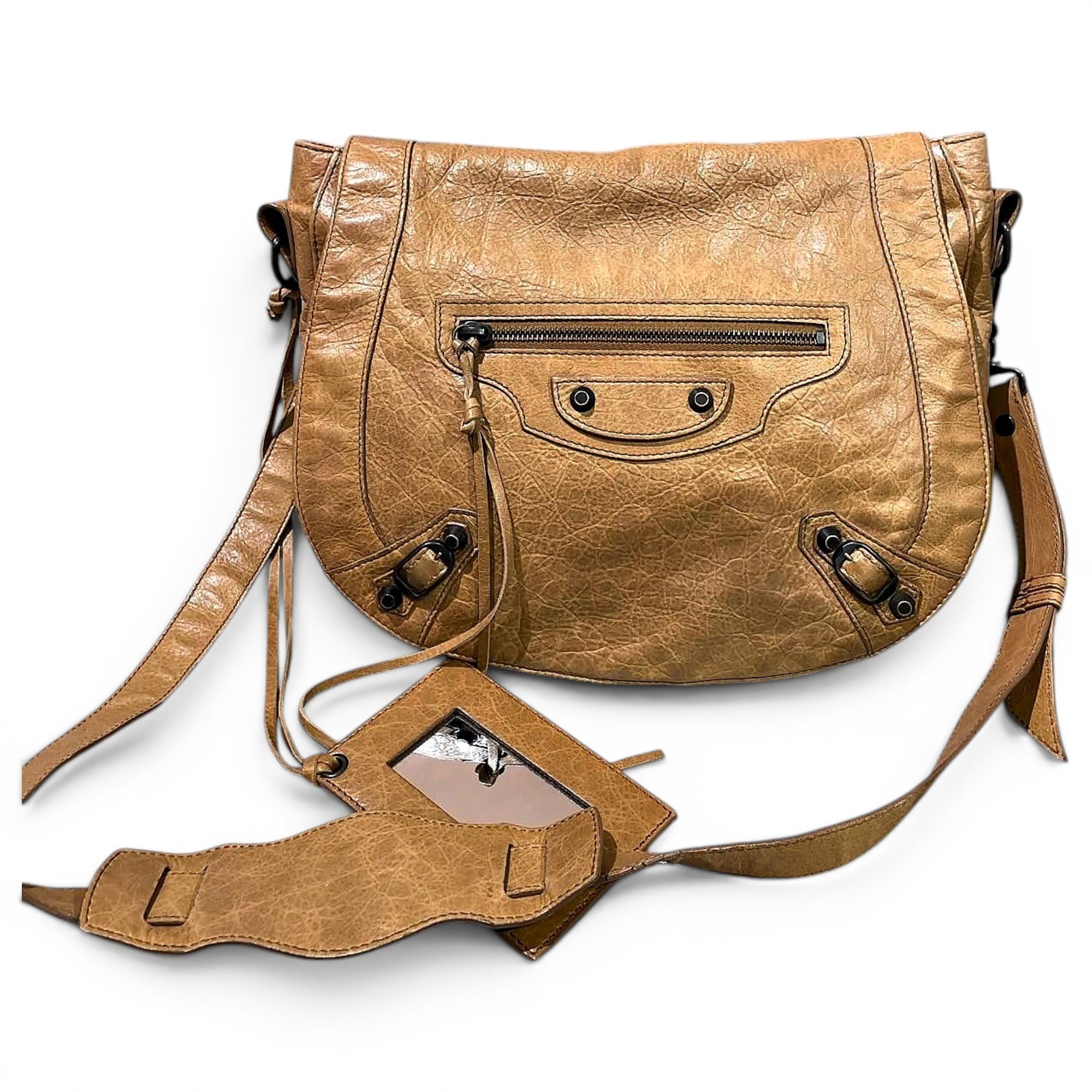 Leather handbag