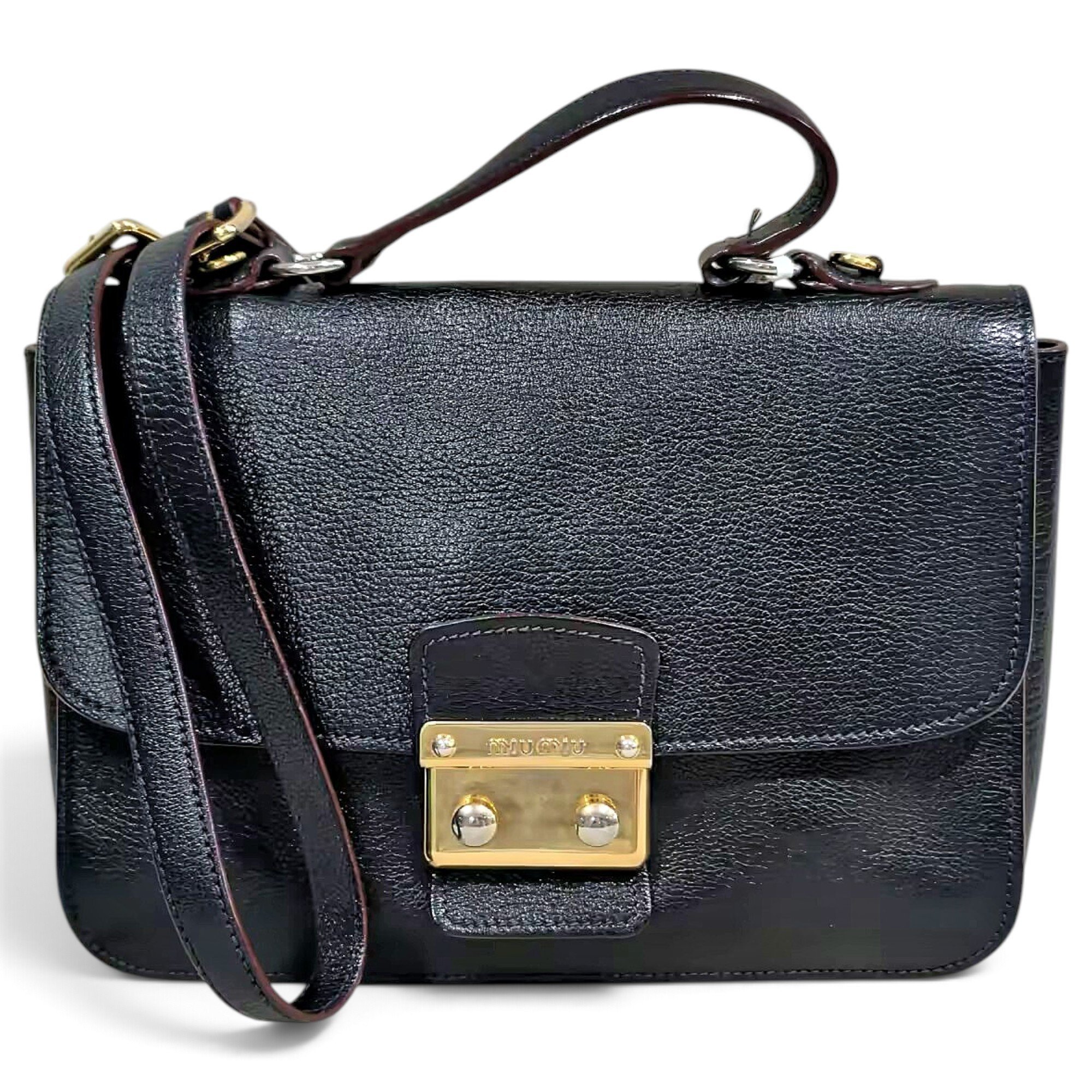 Leather handbag