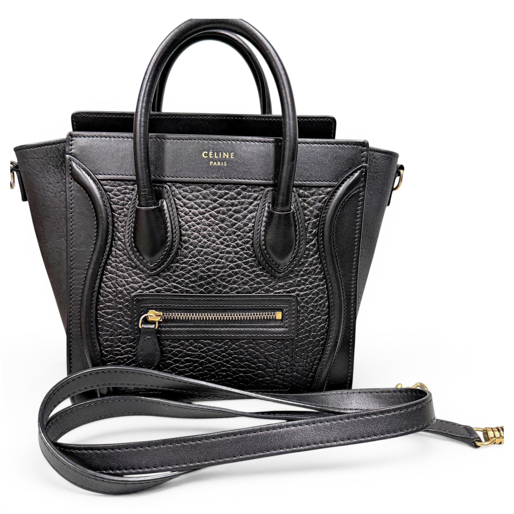 Nano Luggage leather handbag