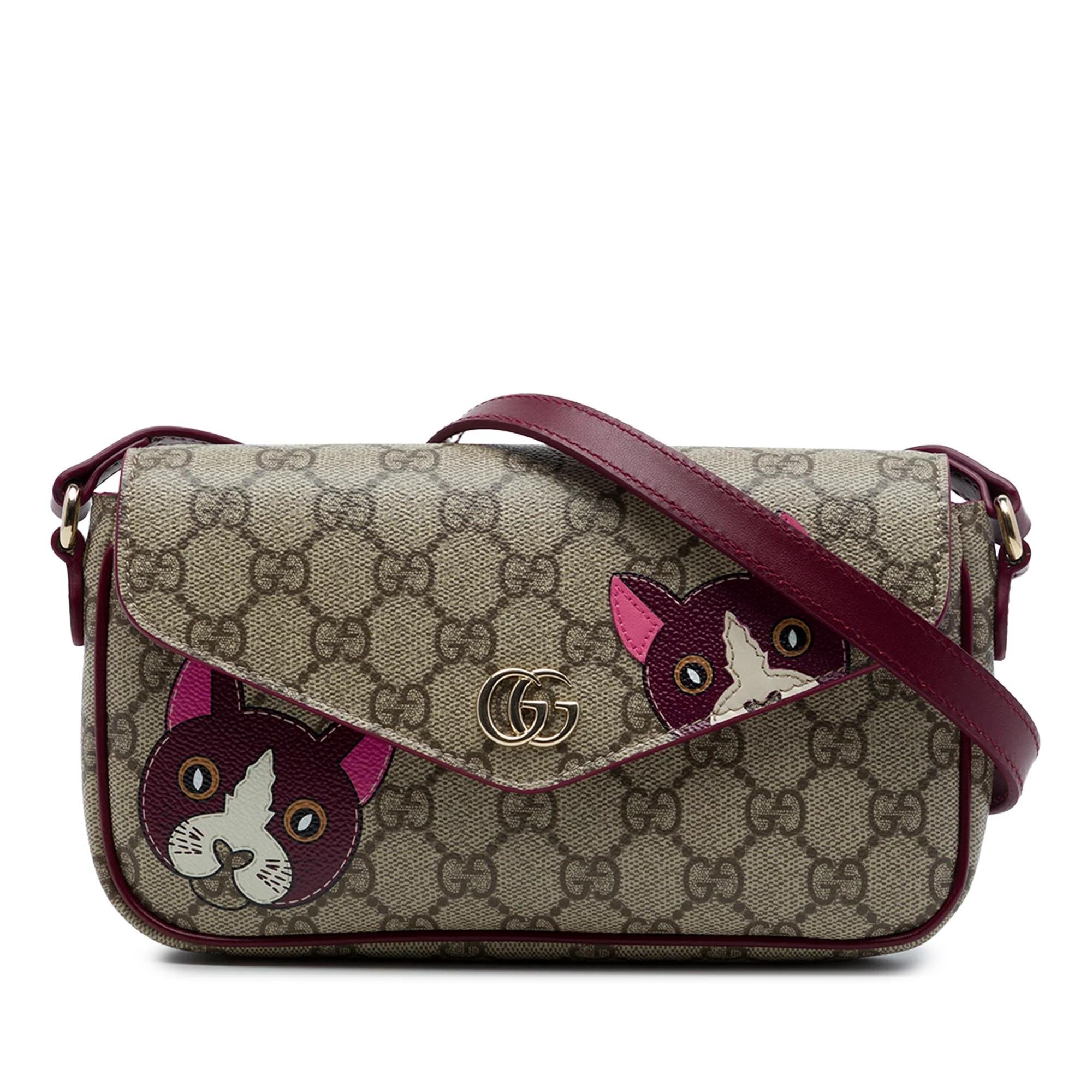 Ophidia leather crossbody bag