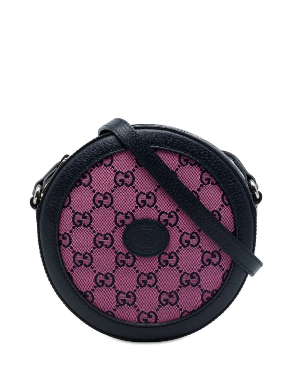 2016-2026 GG Canvas Retro Round crossbody bag