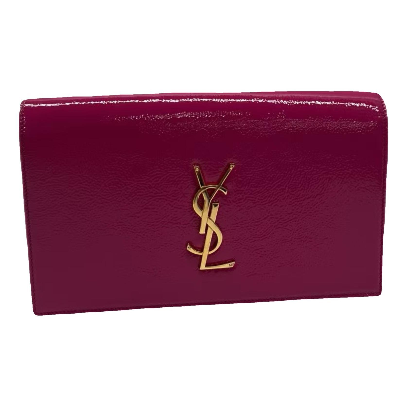 Kate monogramme leather clutch bag