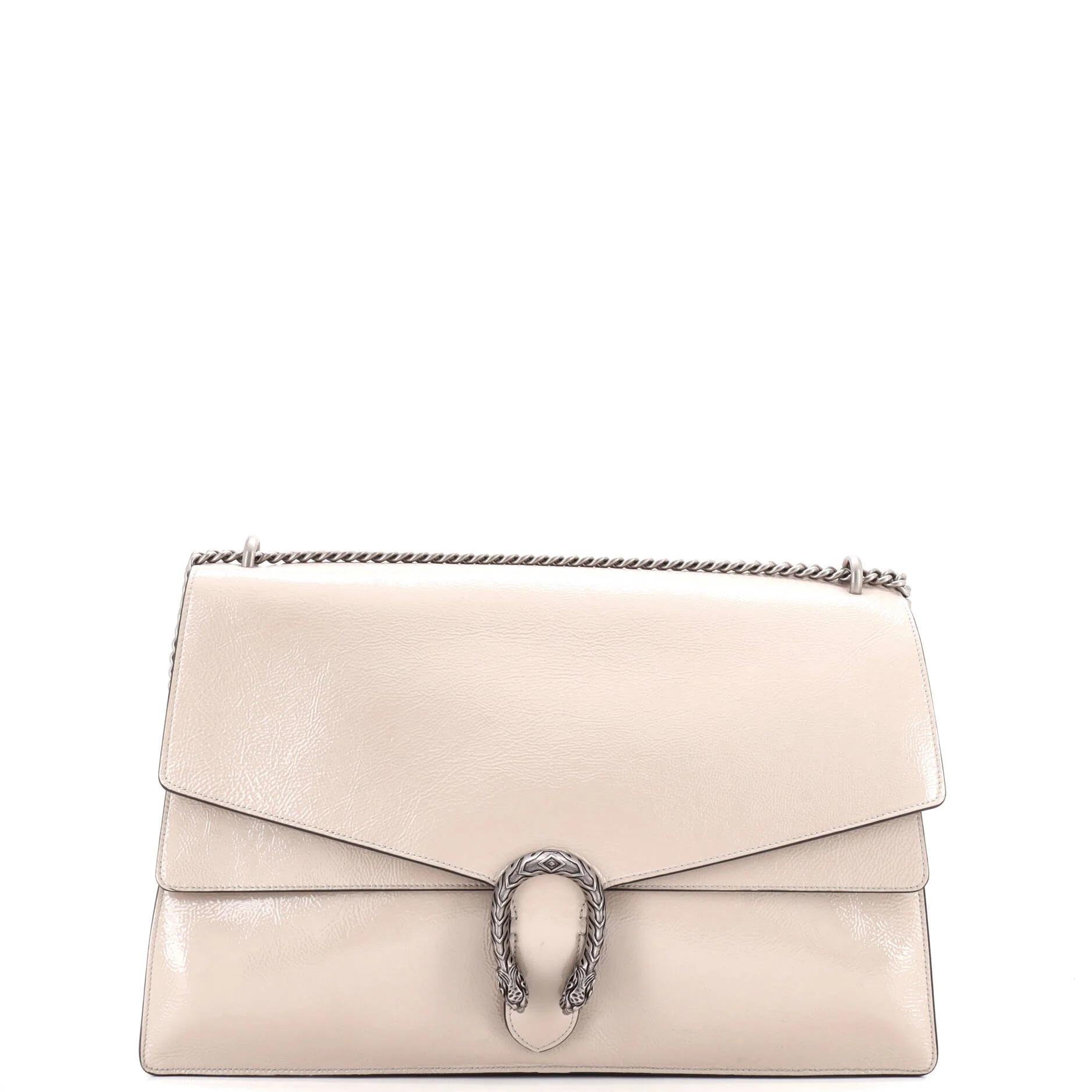 Patent leather handbag
