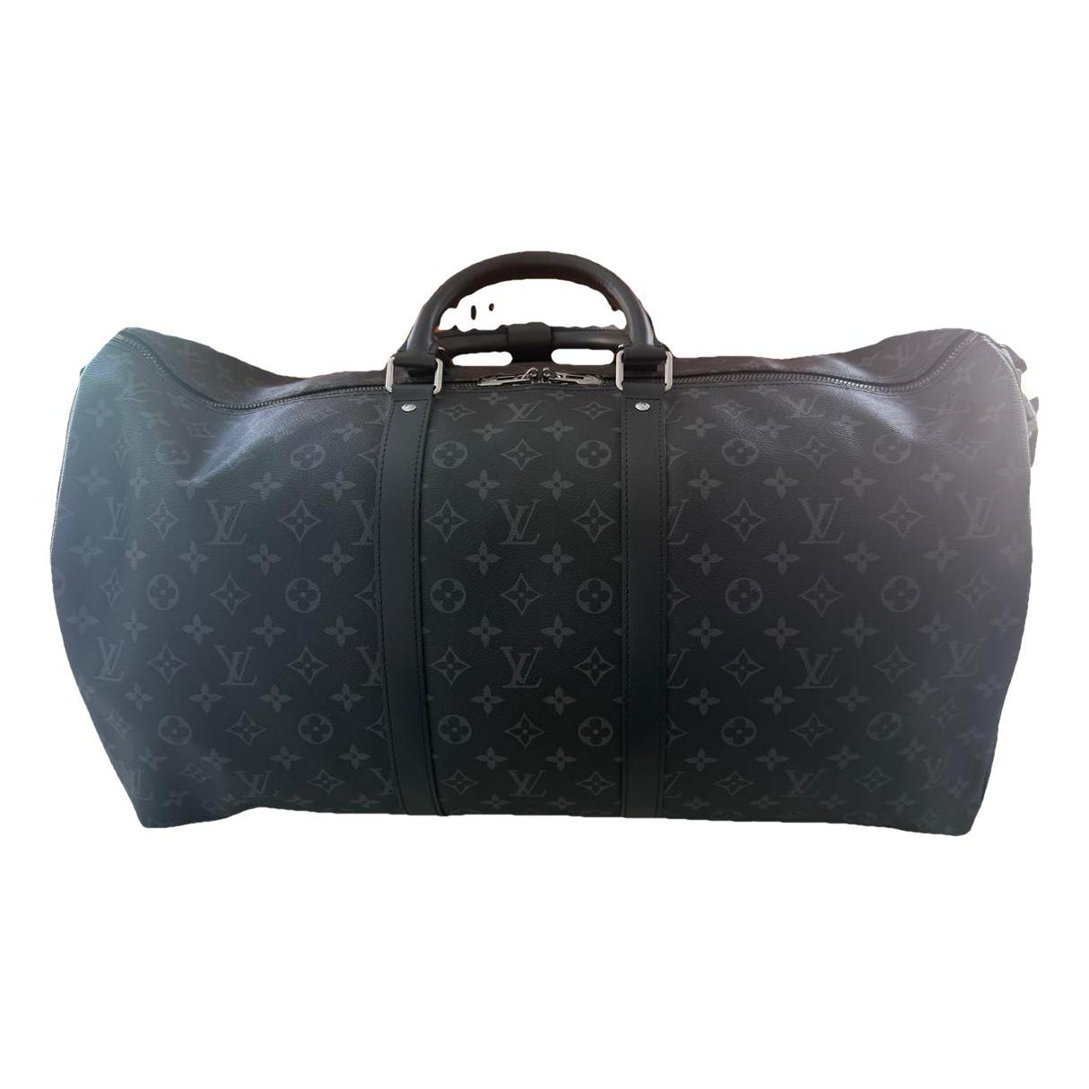 Keepall leather travel bag