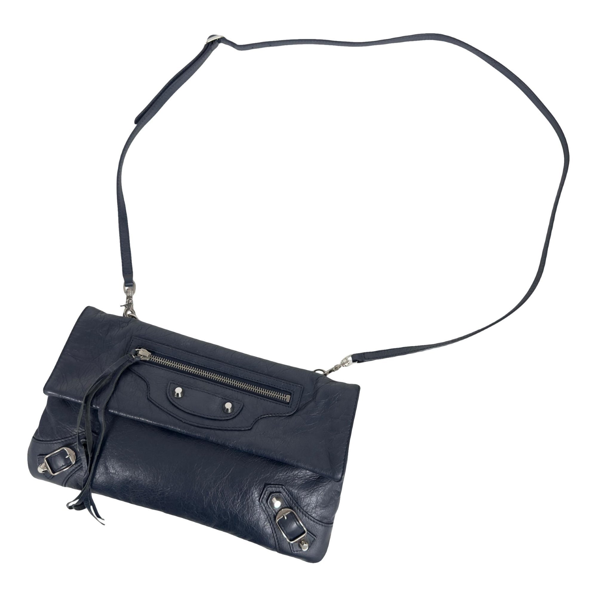 City leather crossbody bag