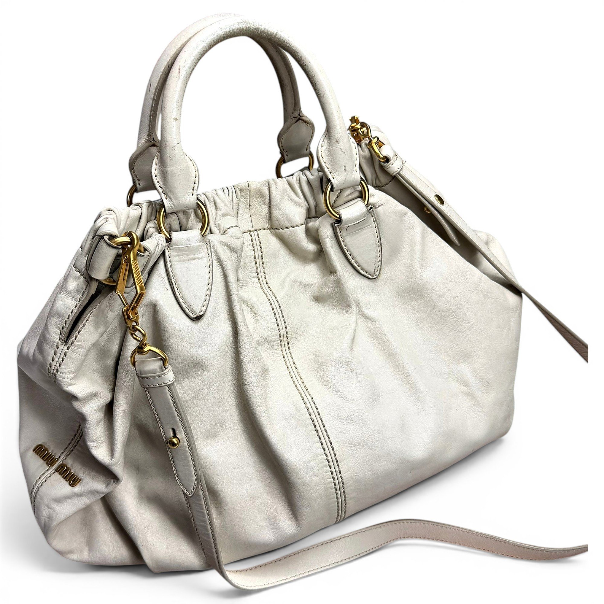 Leather handbag