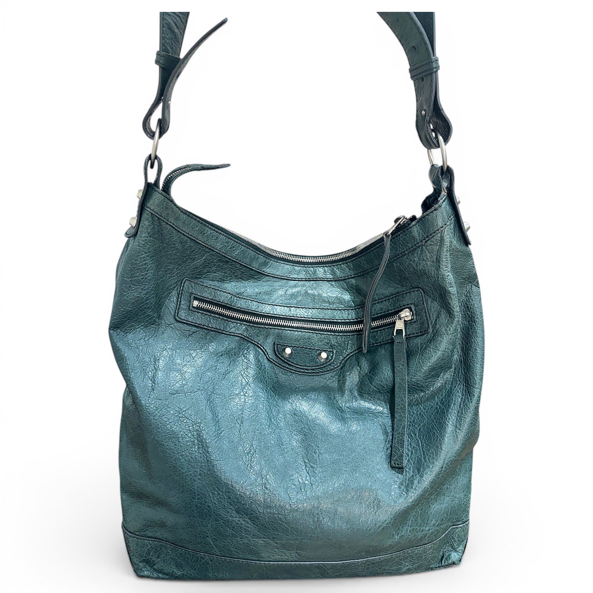 Leather handbag