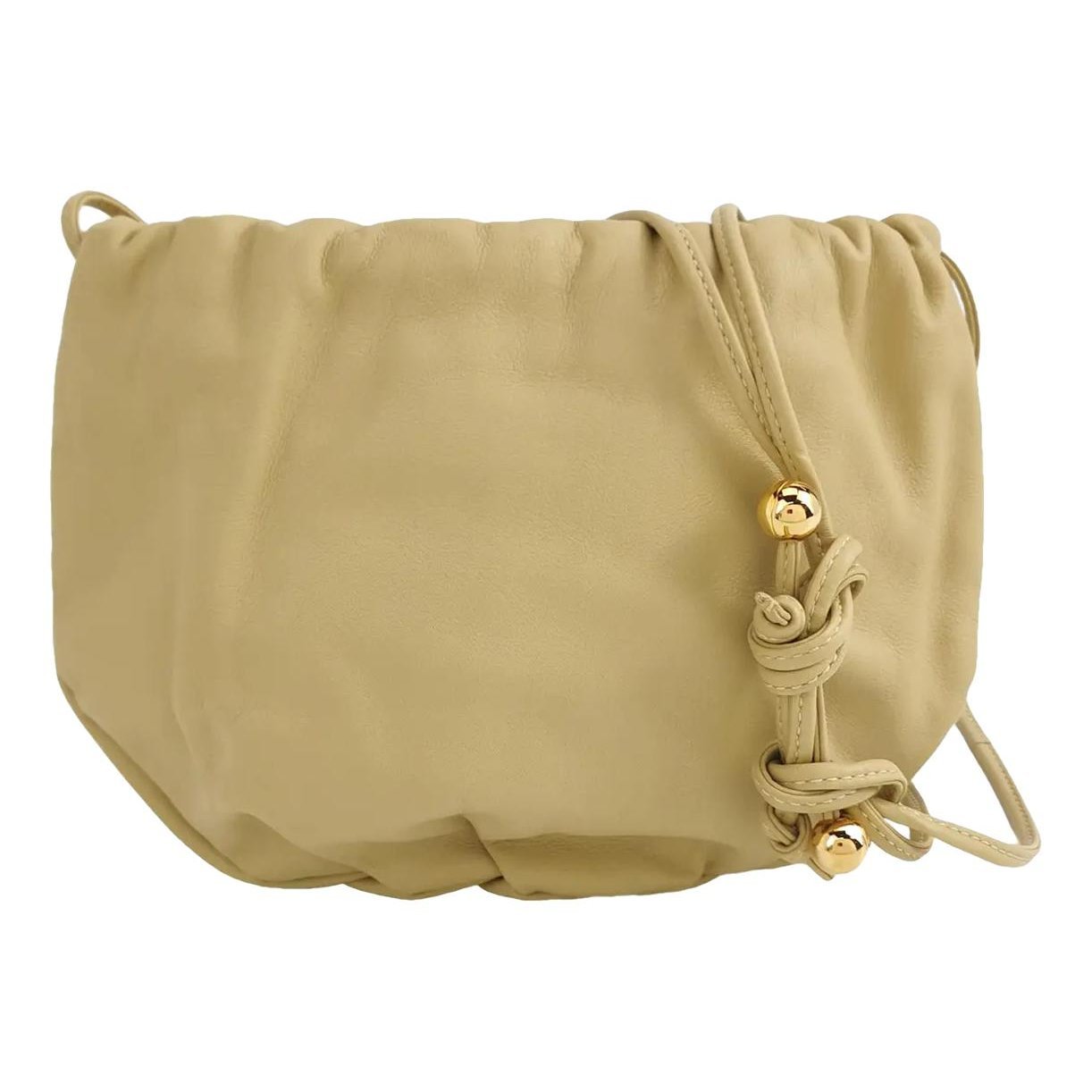 Bulb leather crossbody bag